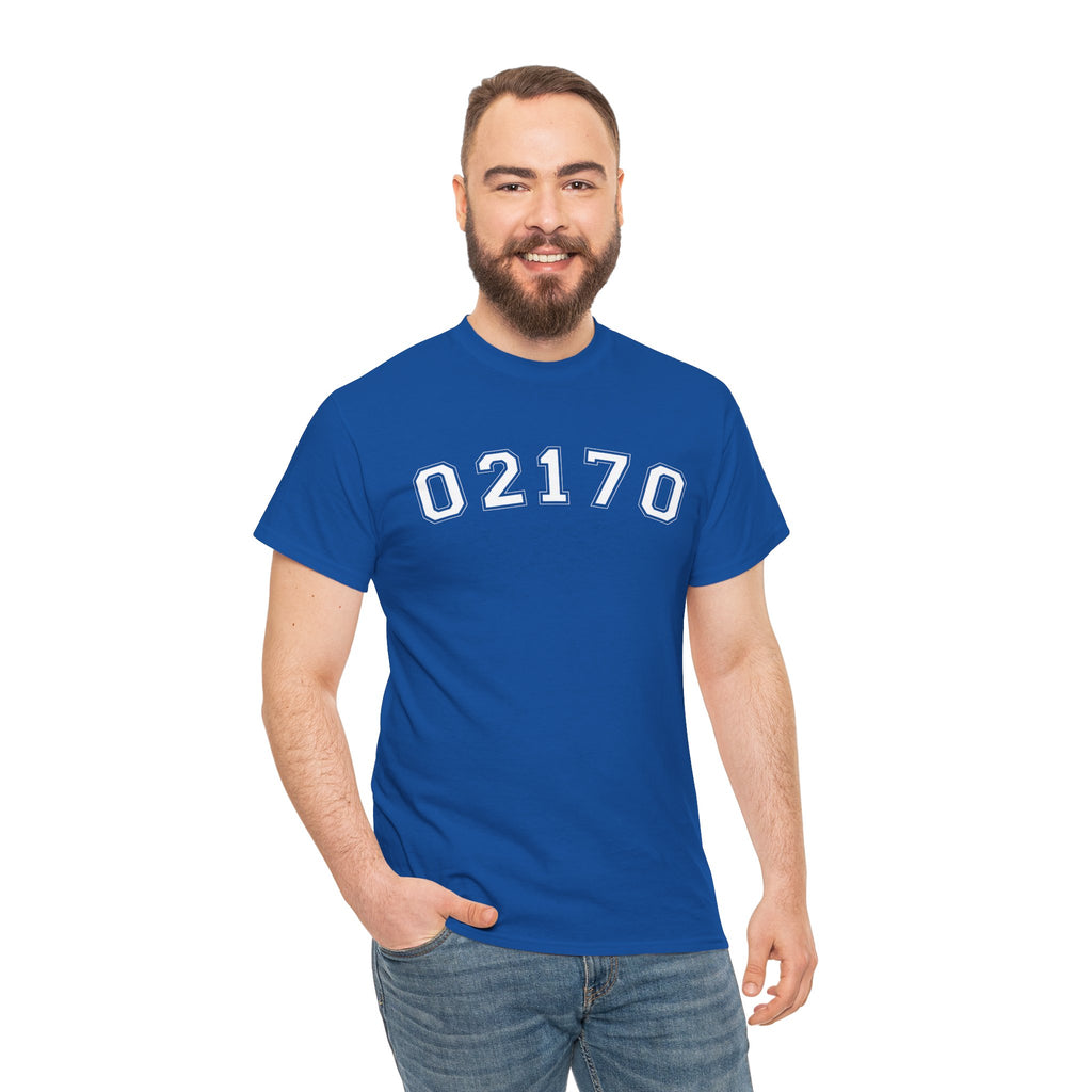 02170- Quincy Zip Code T-shirt White Text