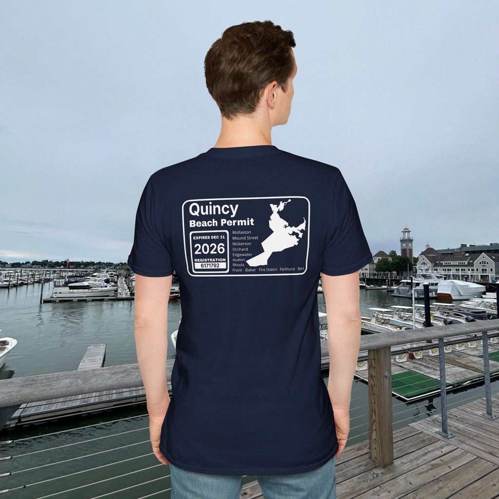 Quincy Beach Permit T-Shirt - Unisex