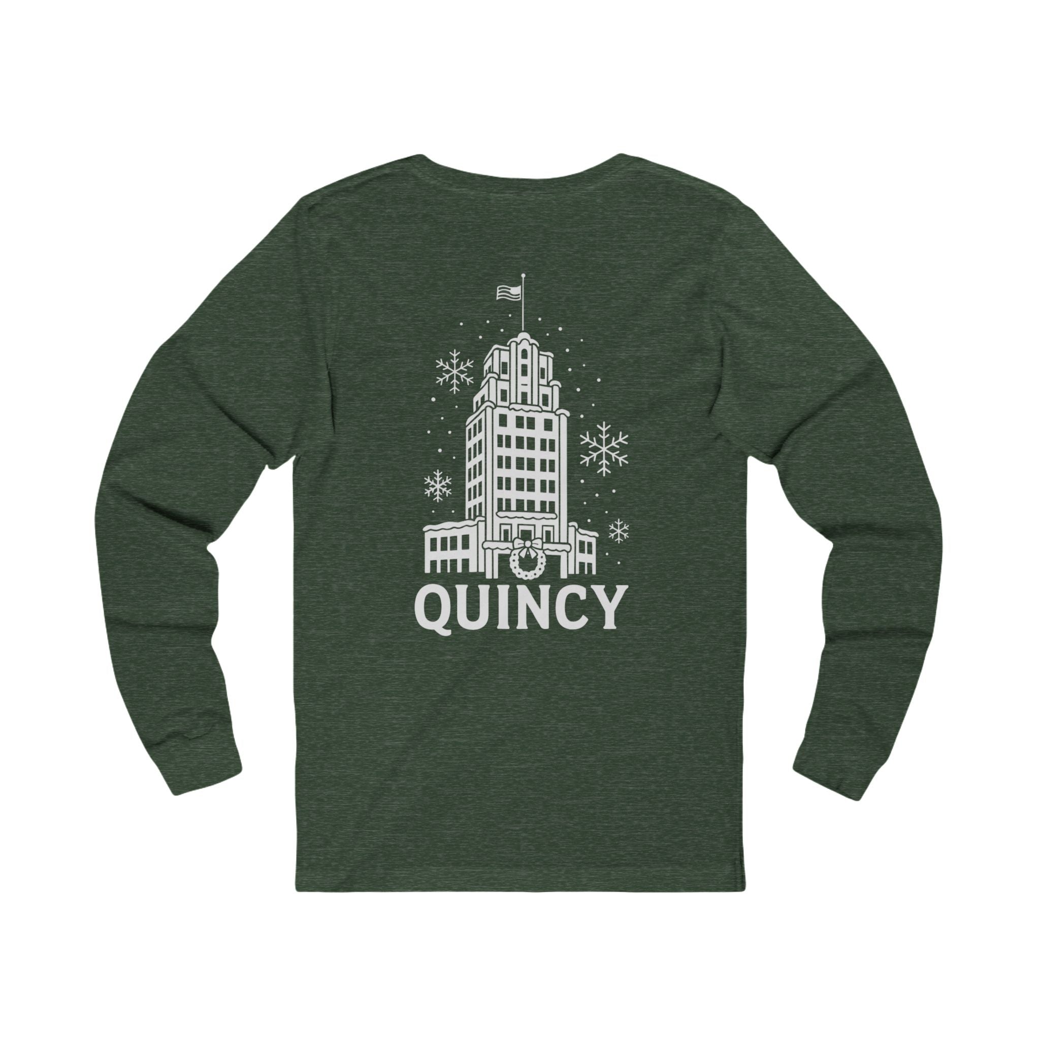 Quincy Center Holiday Longsleeve- Back