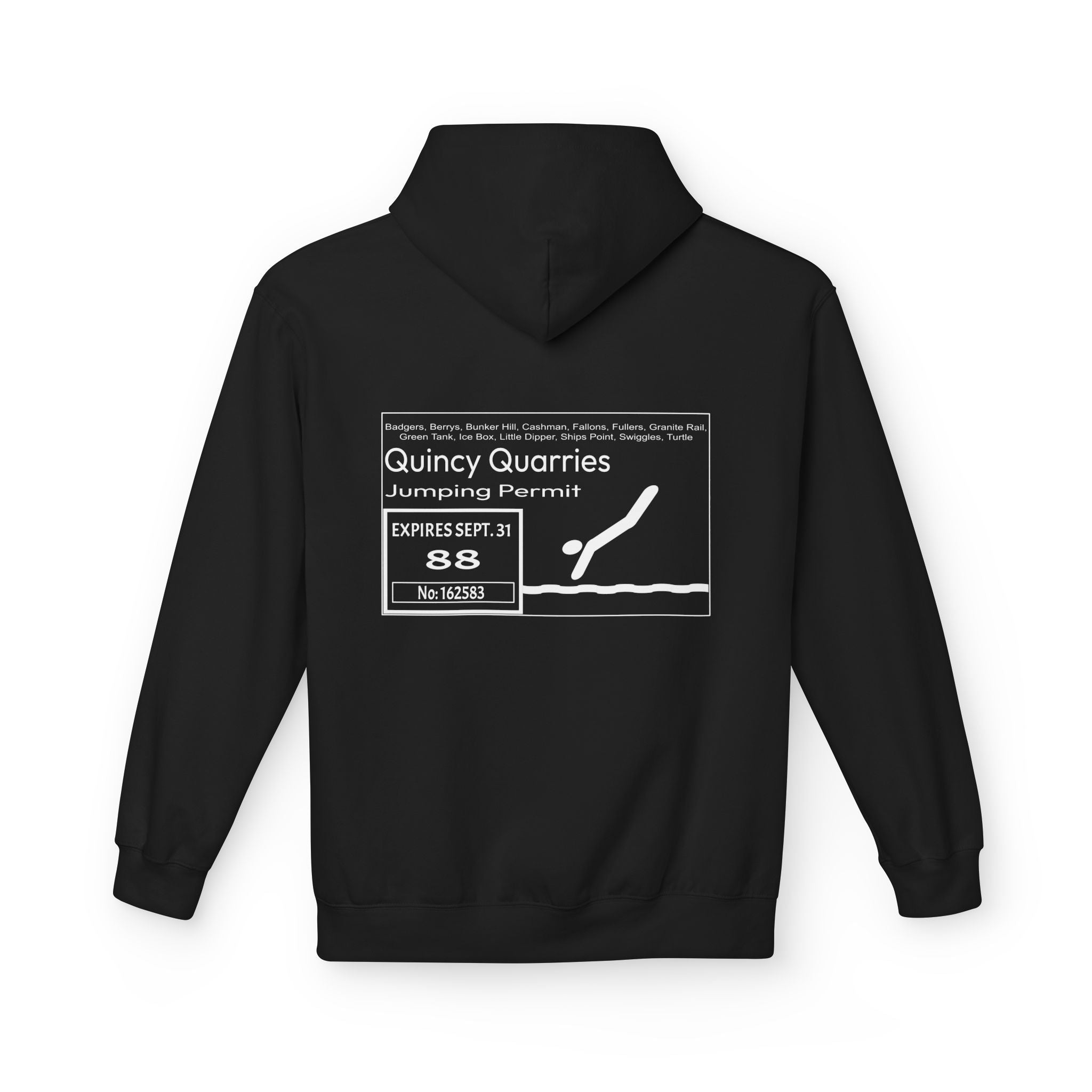 Quincy Quarries Permit Softstyle Hoodie