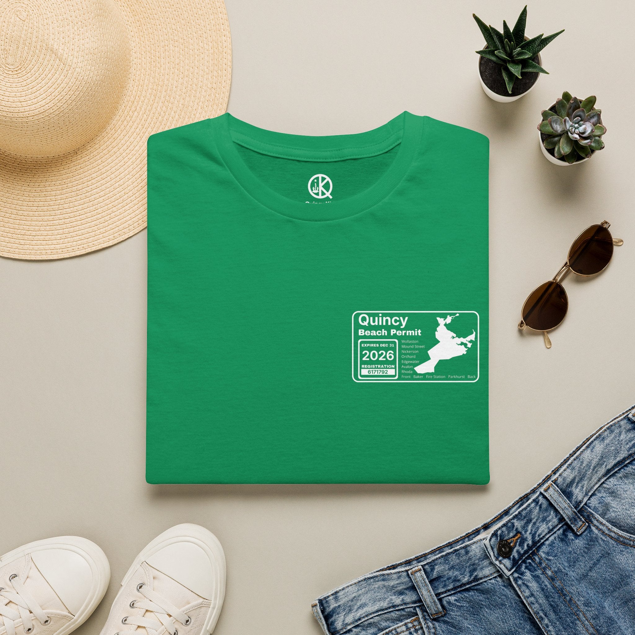 Quincy Beach Permit T-Shirt - Unisex