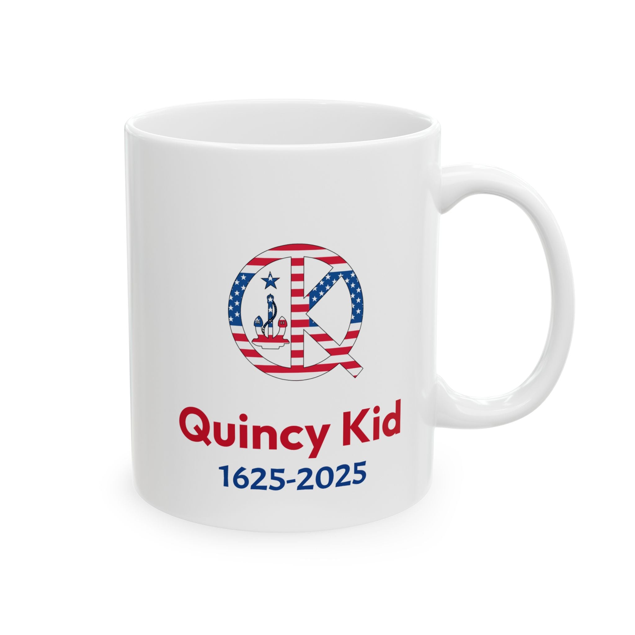 Quincy Kid Red, White and Blue Mug
