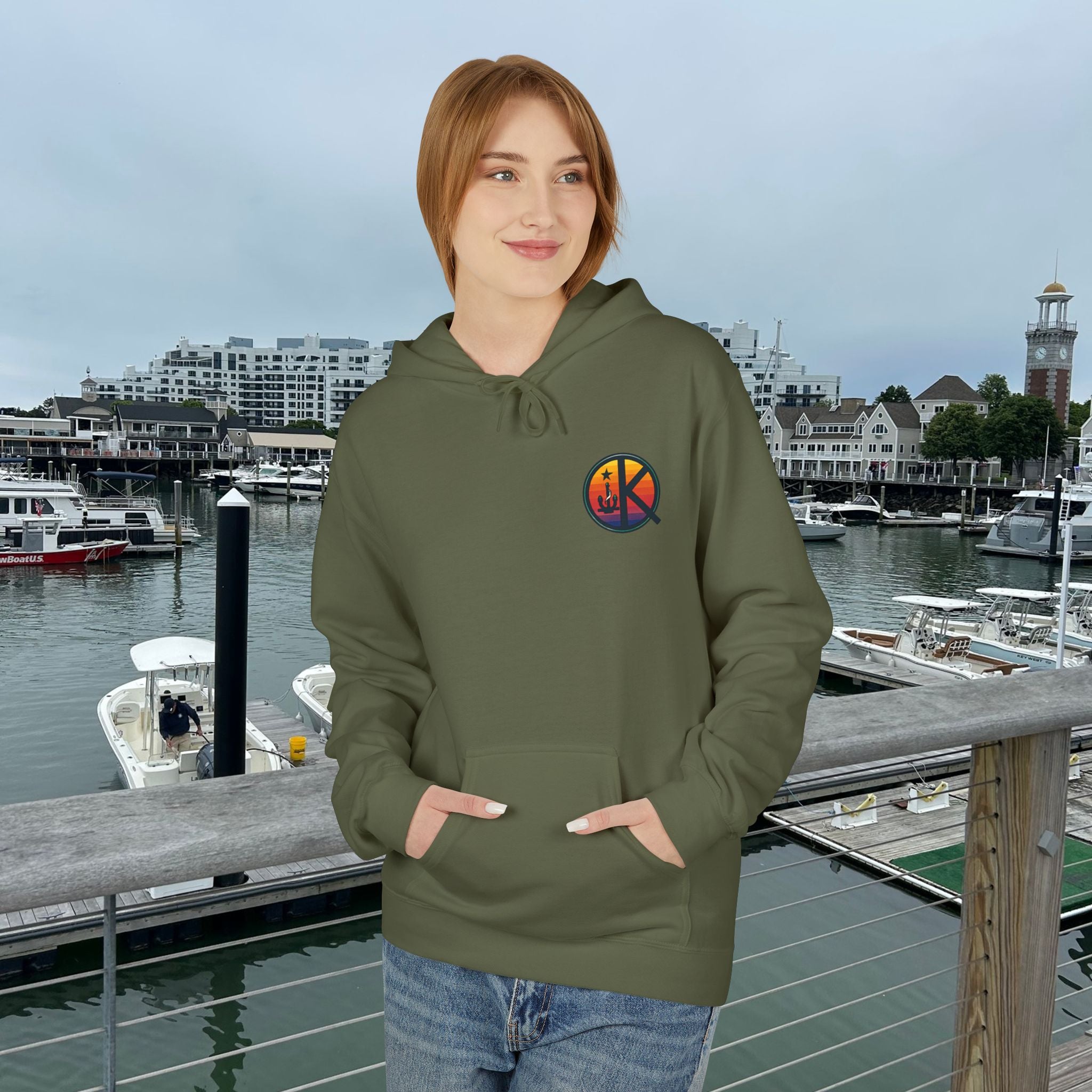 Ski Heavenly Hill Softstyle Hoodie- QK Logo
