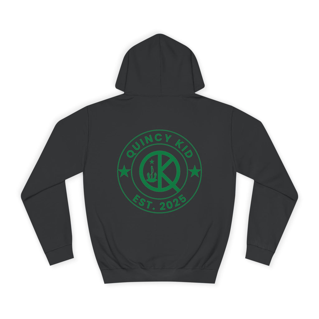 Quincy Kid- Celtic Green Emblem Hoodie