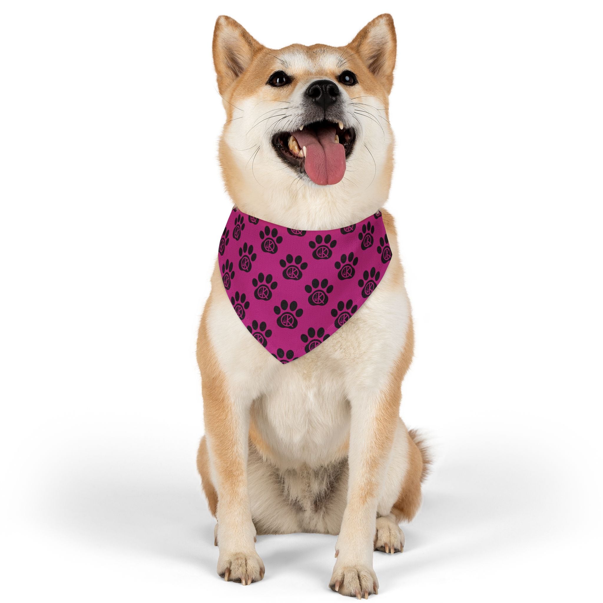 QK Pet Bandana Collar- Pink