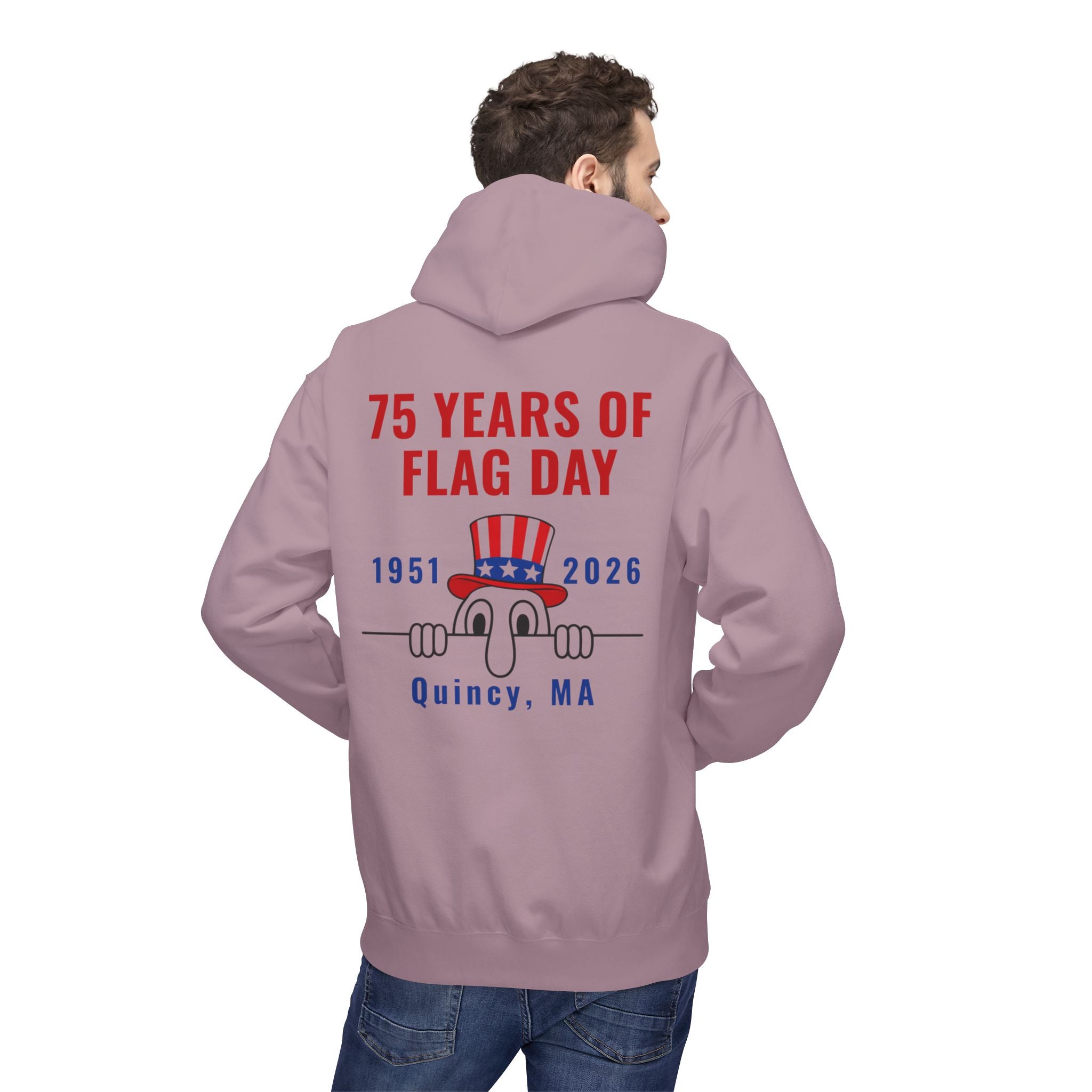 Kilroy Was Here Flag Day 75th Anniversary Hoodie