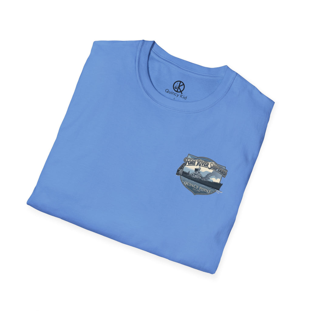 USS Massachusetts Fore River Shipyard T-Shirt