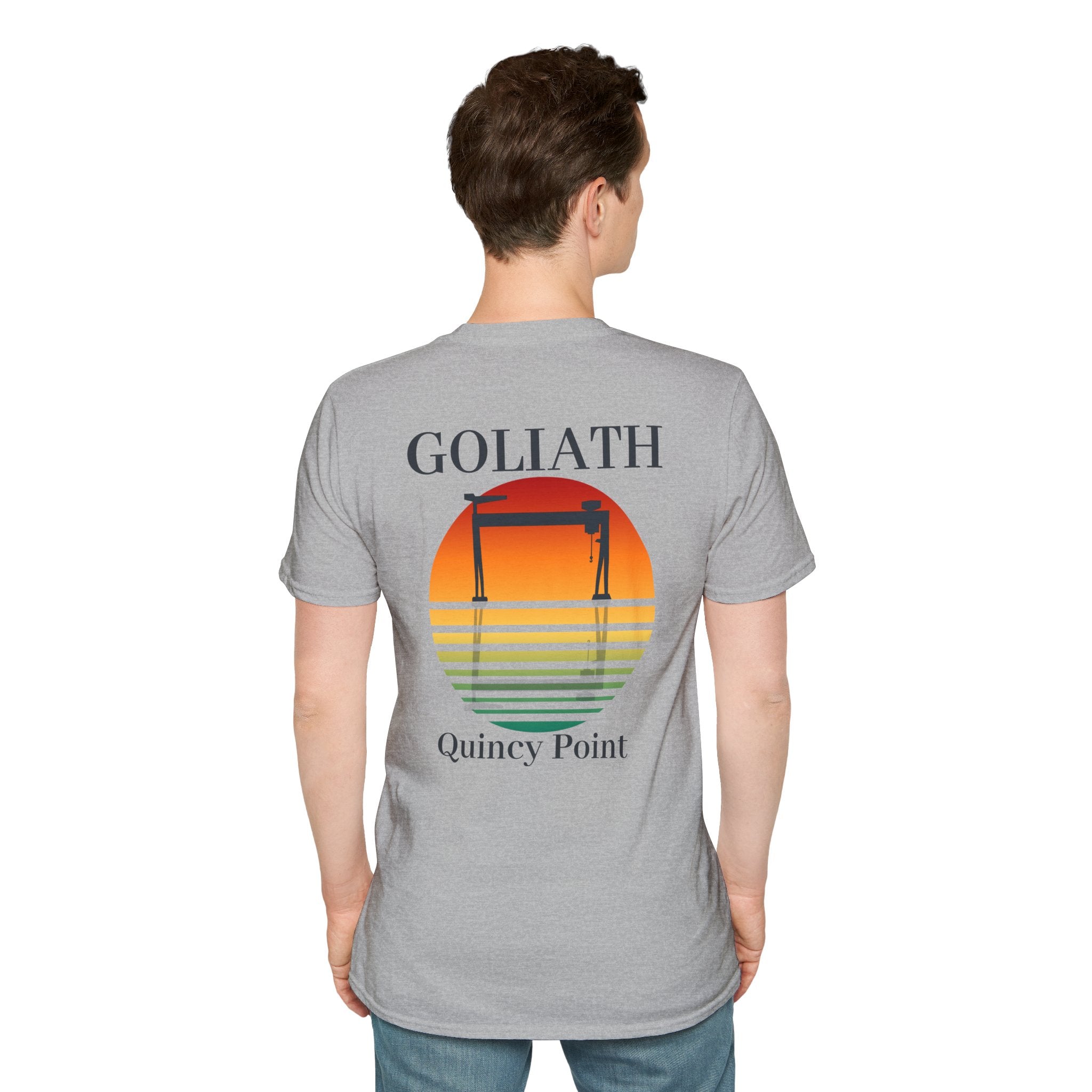 Fore River Shipyard Goliath Sunset T-shirt
