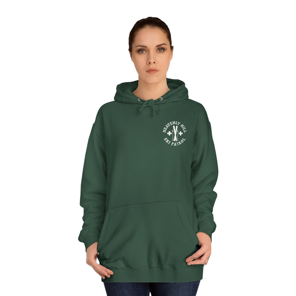 Distressed Heavenly Hill Ski Patrol Hoodie