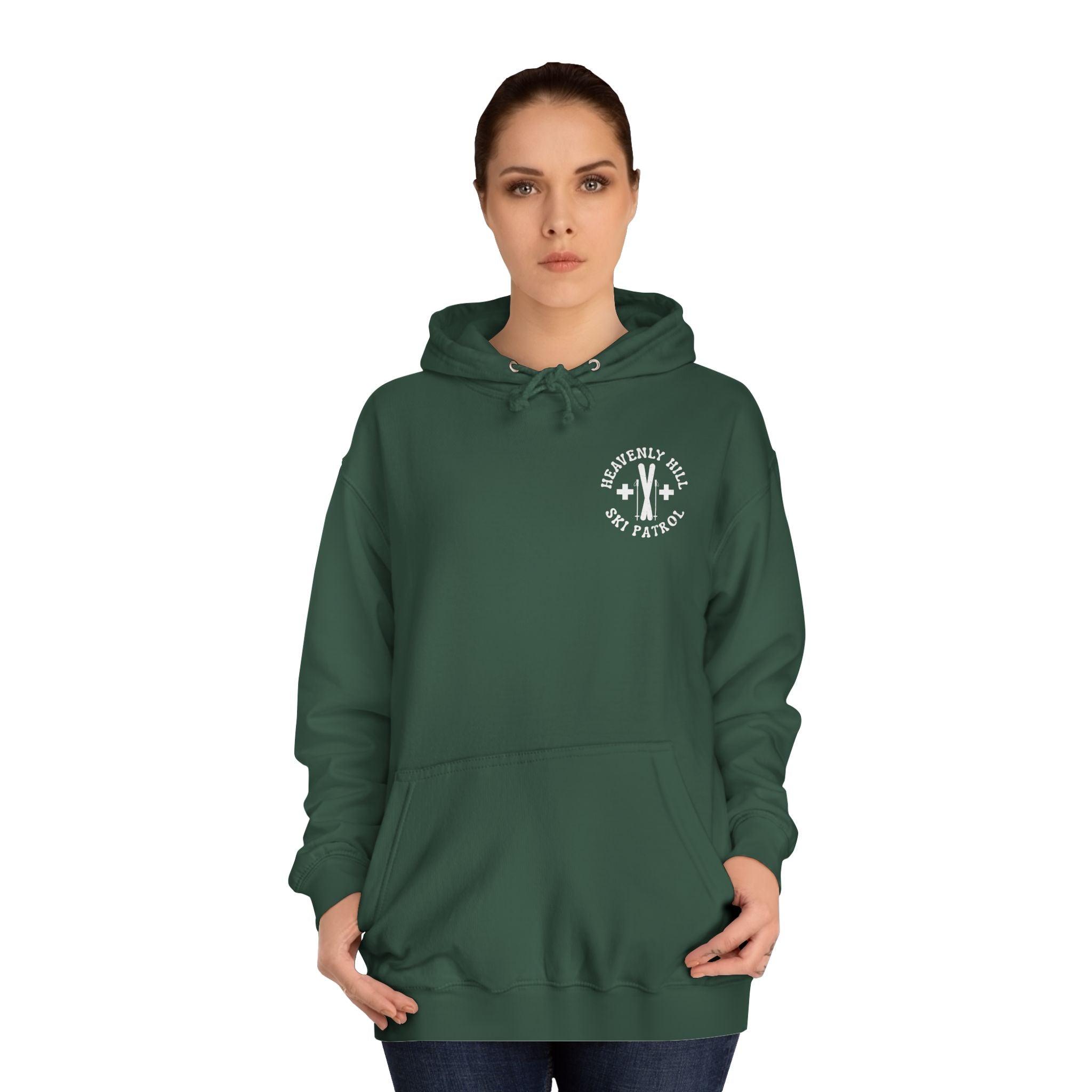Distressed Heavenly Hill Ski Patrol Hoodie