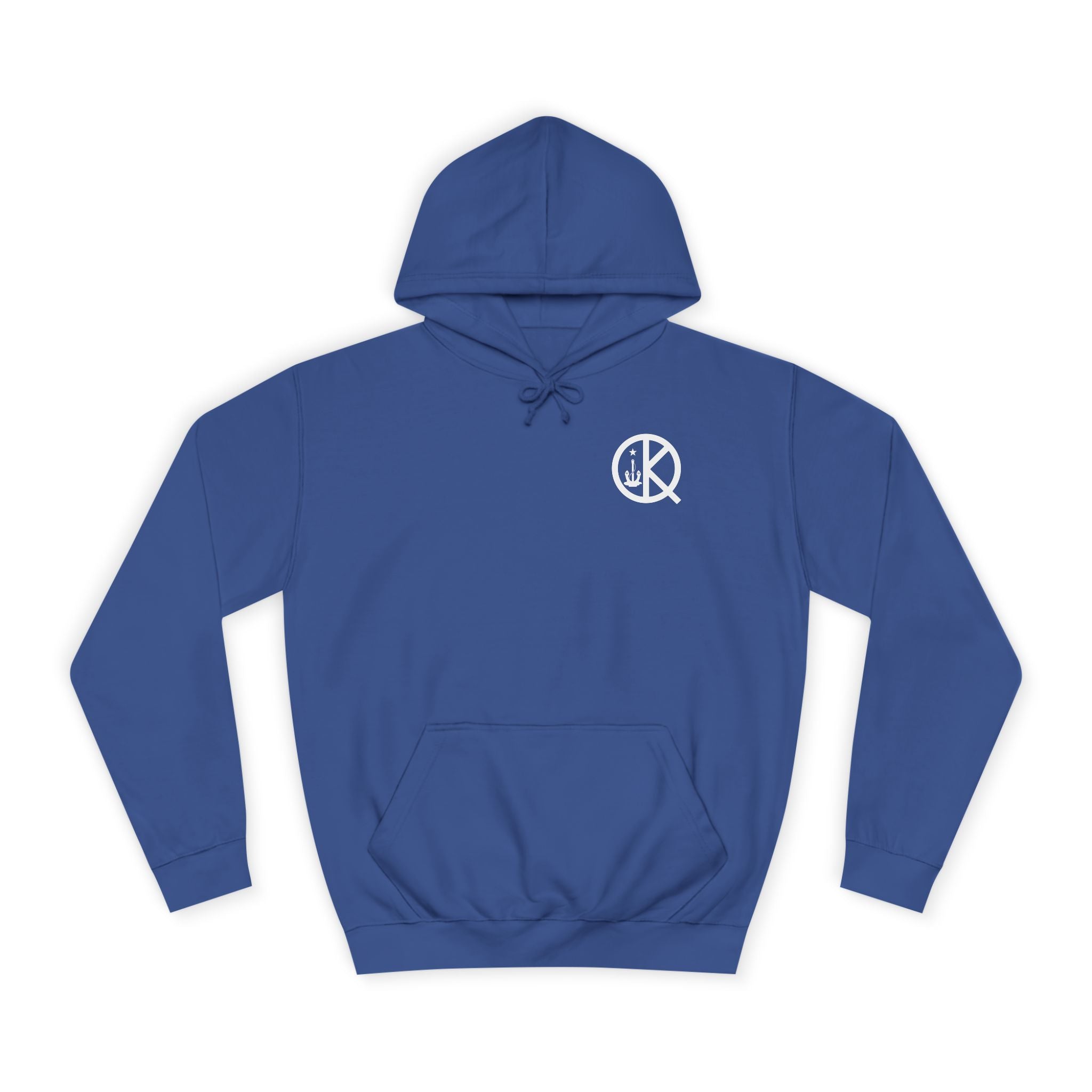 Quincy- Blue and White Hoodie