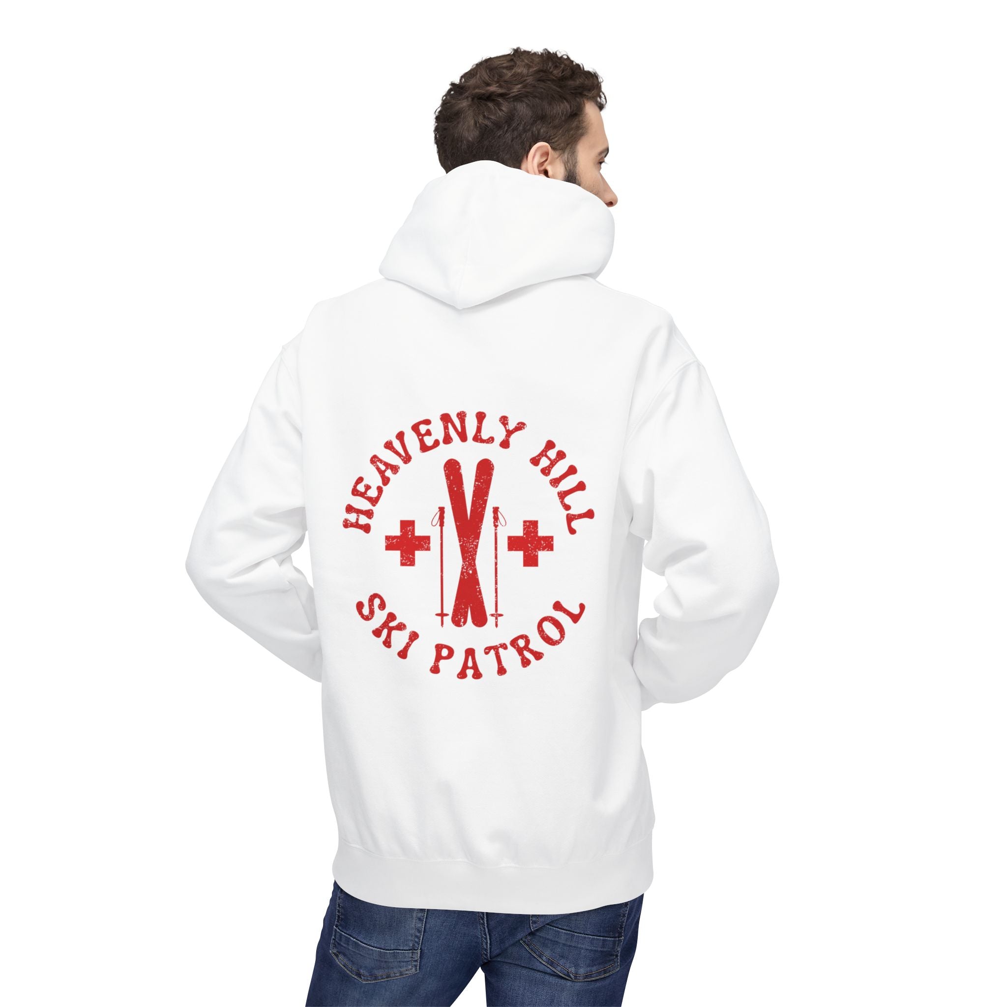 Distressed Heavenly Hill Ski Patrol Softstyle Hoodie