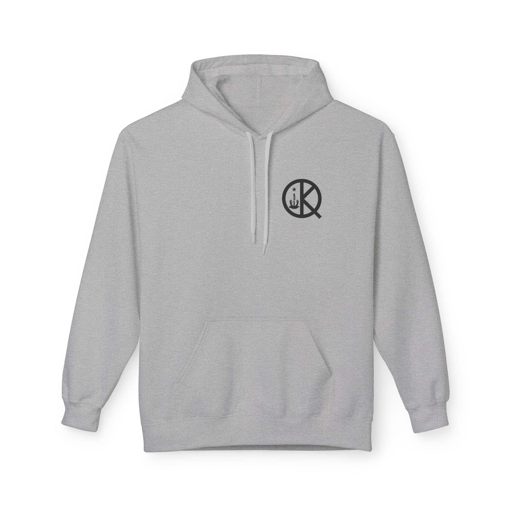 Quincy Quarries Permit Softstyle Hoodie- Black Text