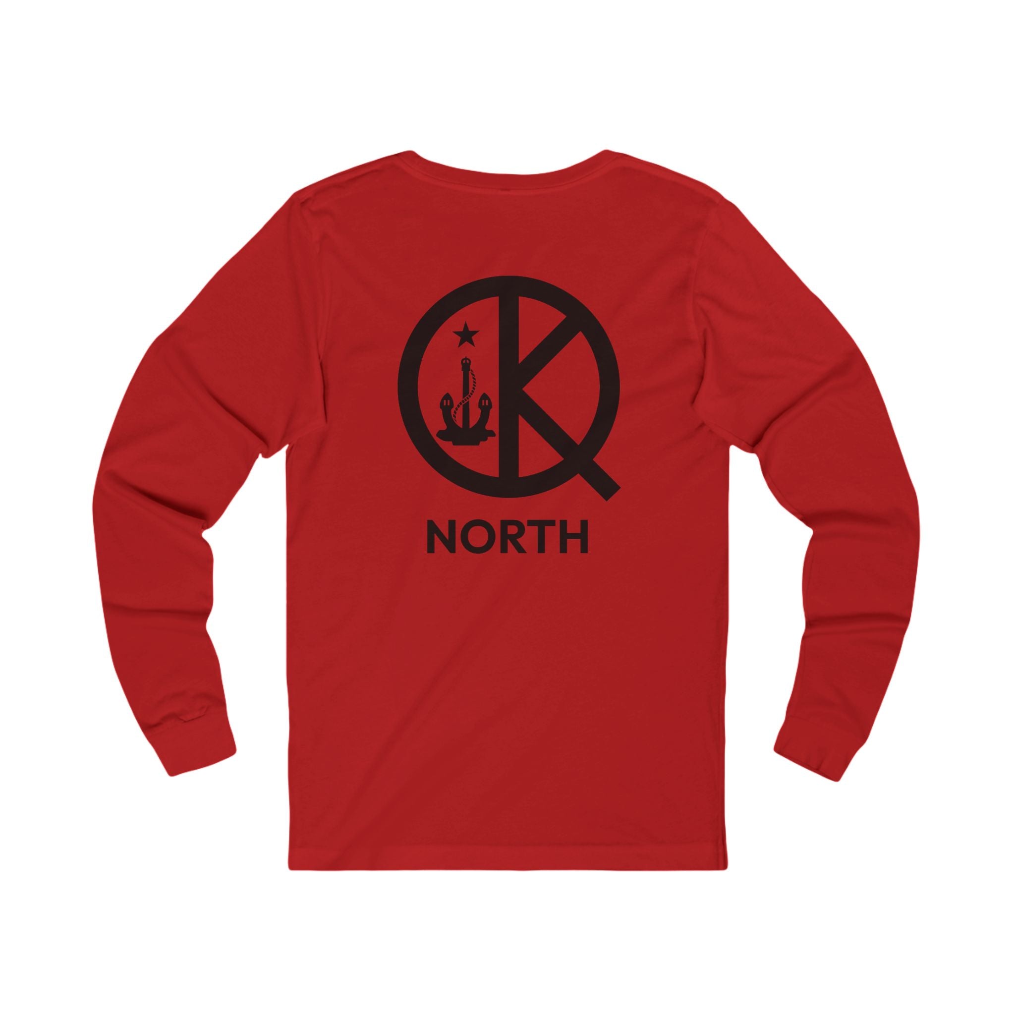 North-Black and Red Longsleeve