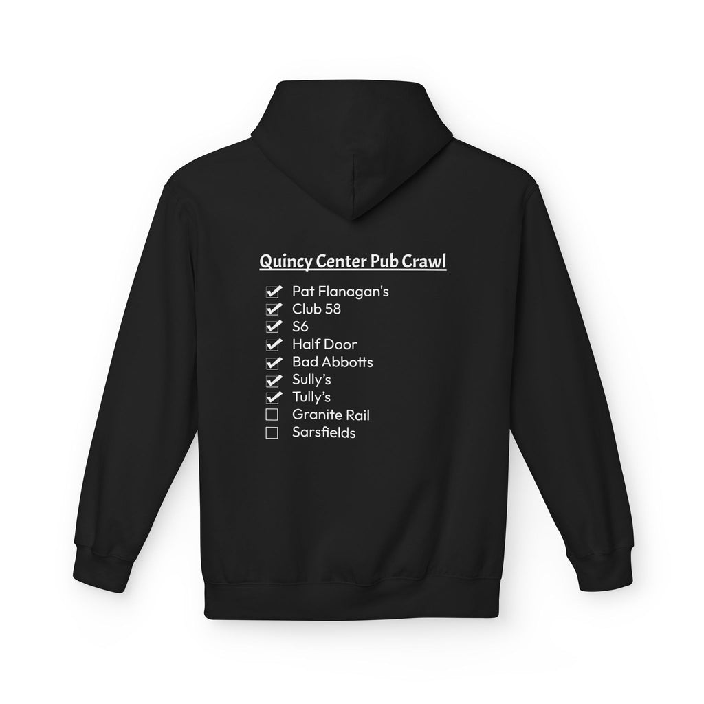Quincy Center Pub Crawl Throwback Hoodie