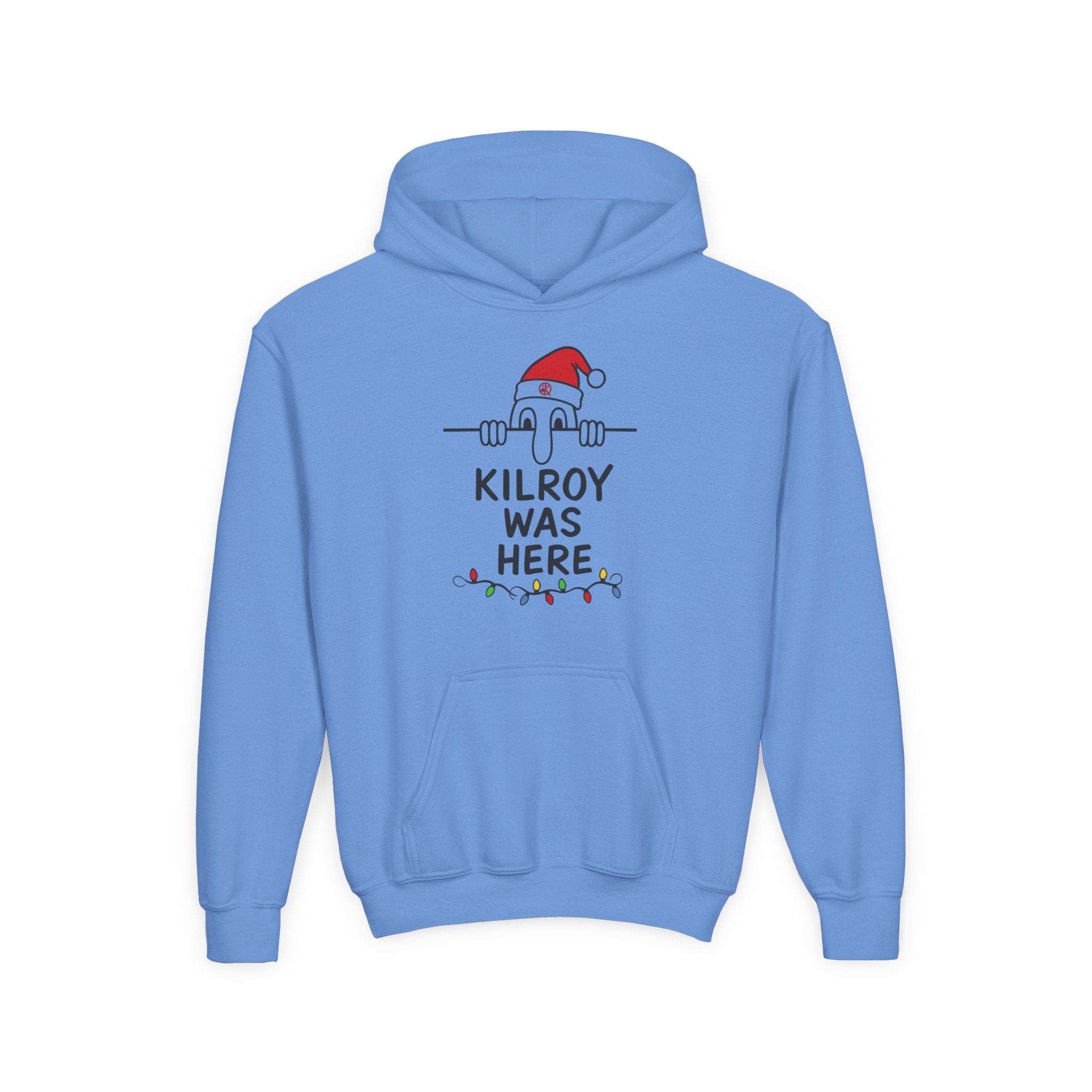 Kilroy Was Here Youth Holiday Hoodie- Front