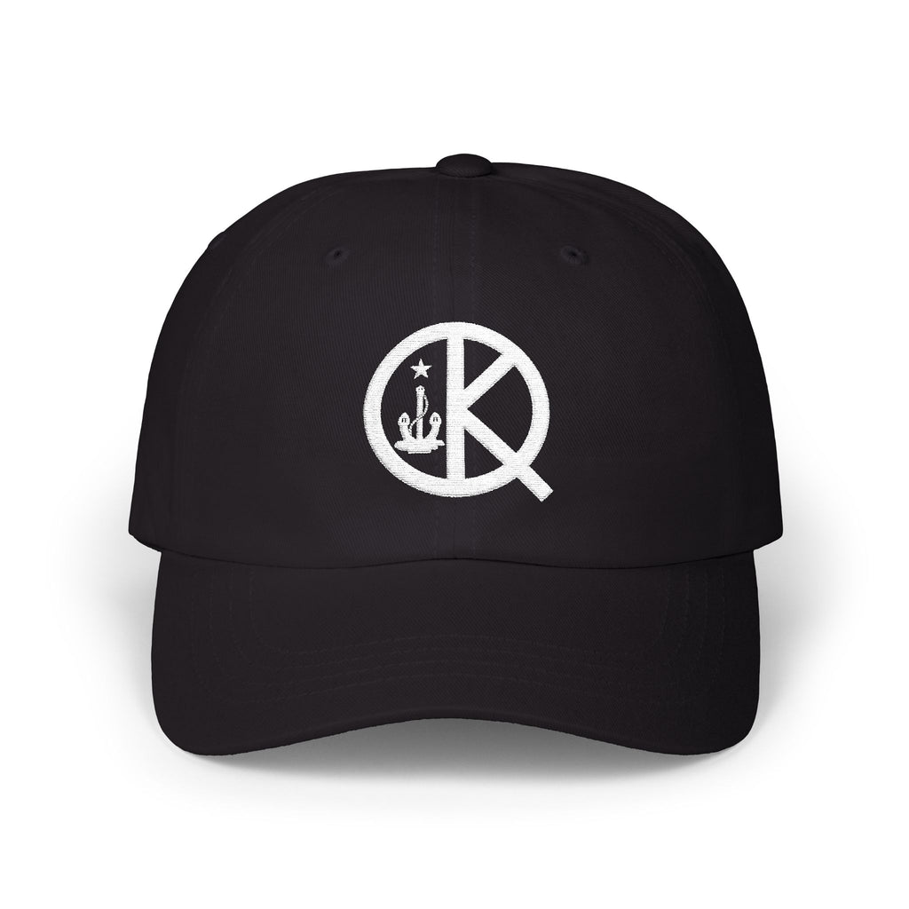 Quincy QK Classic Dad Cap White Logo