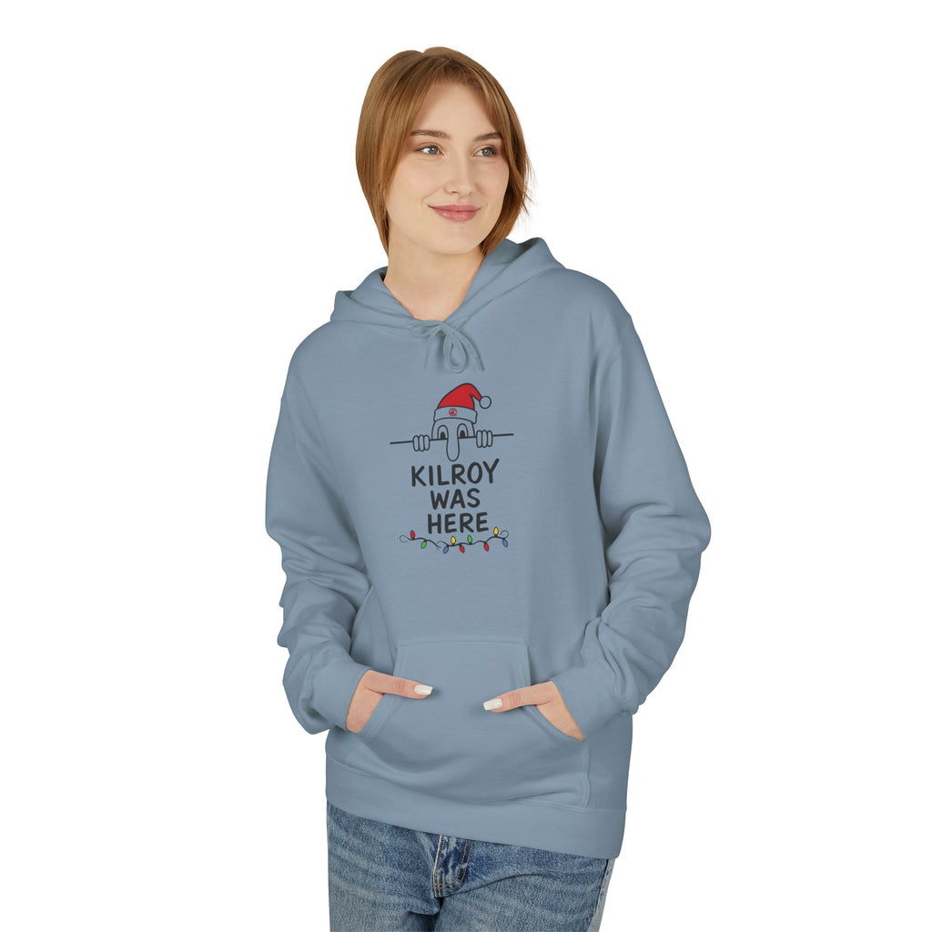 Kilroy Was Here Softstyle Holiday Hoodie- Front