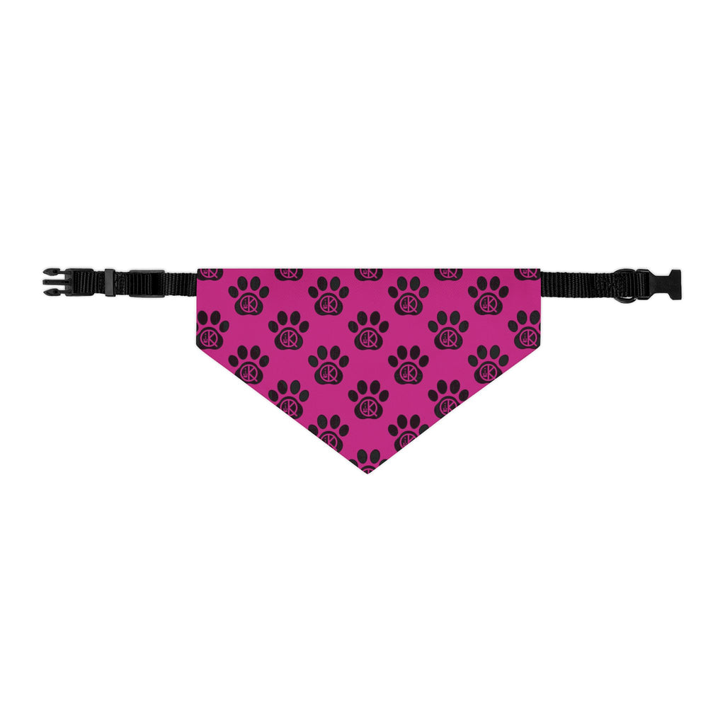 QK Pet Bandana Collar- Pink