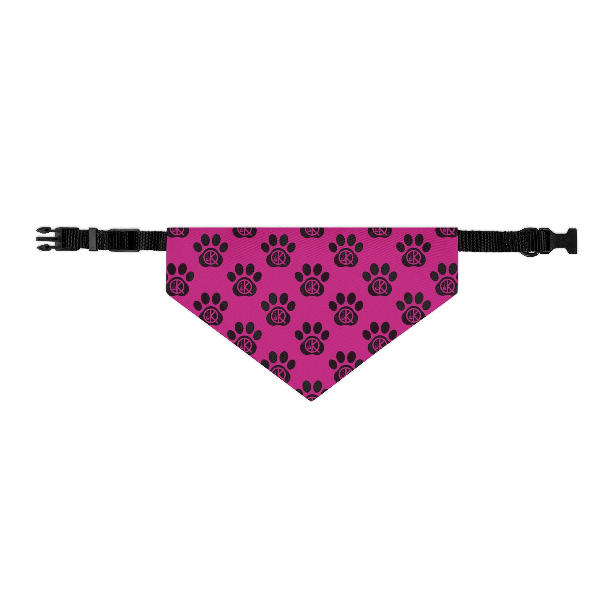 QK Pet Bandana Collar- Pink