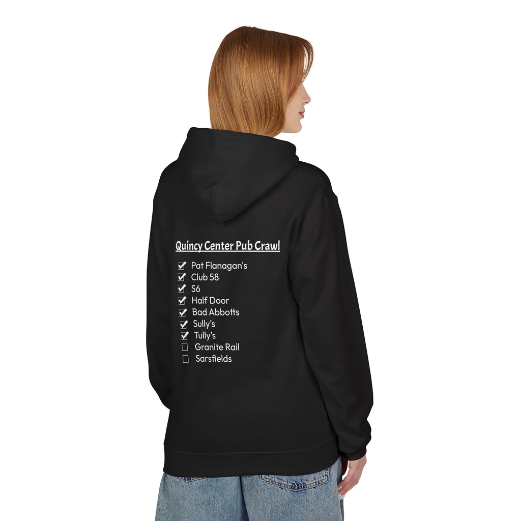 Quincy Center Pub Crawl Throwback Hoodie