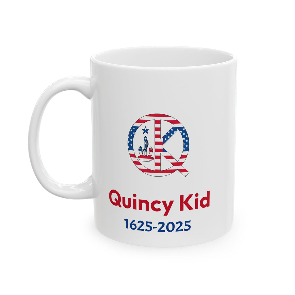 Quincy Kid Red, White and Blue Mug