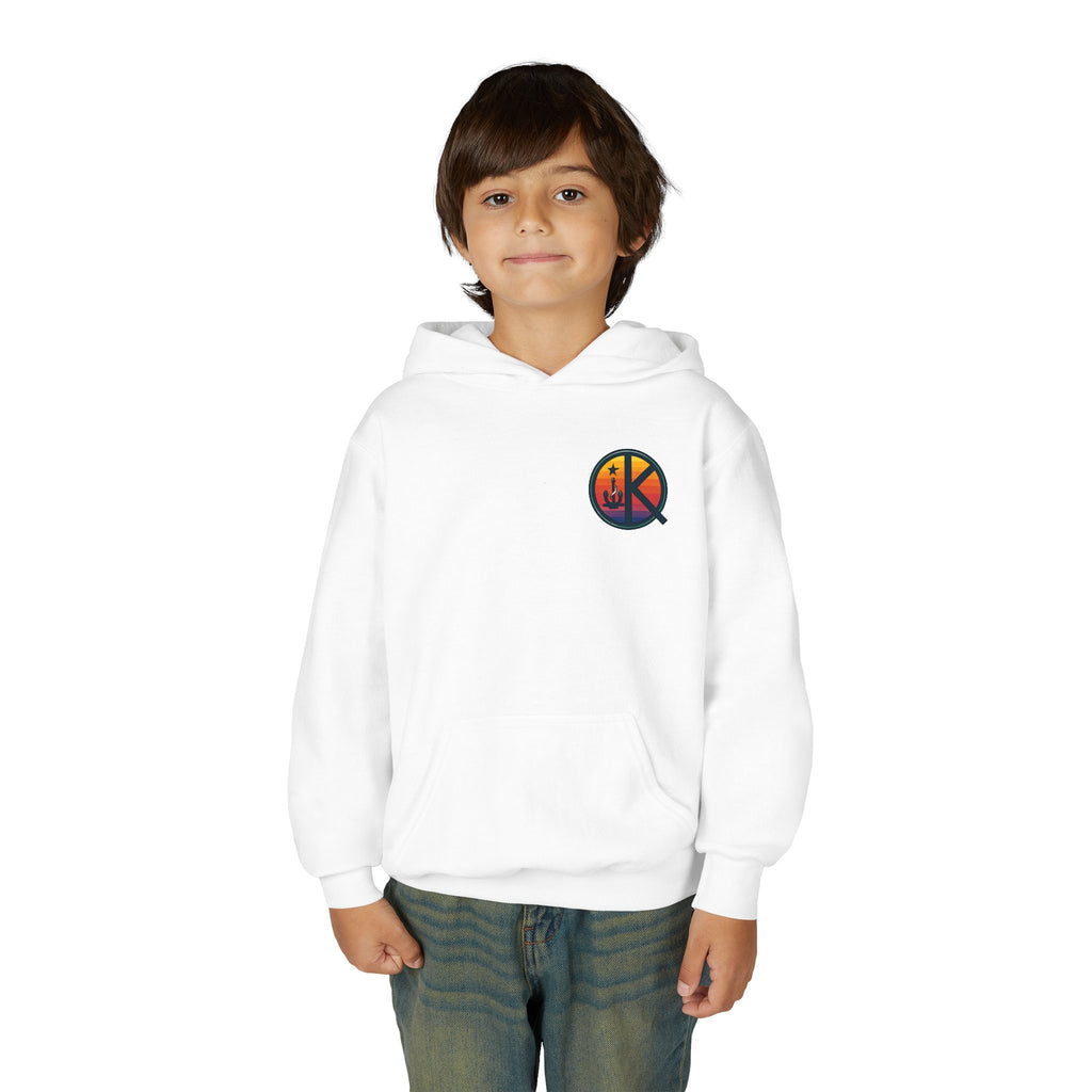 Ski Heavenly Hill Youth Softstyle Hoodie- QK Logo