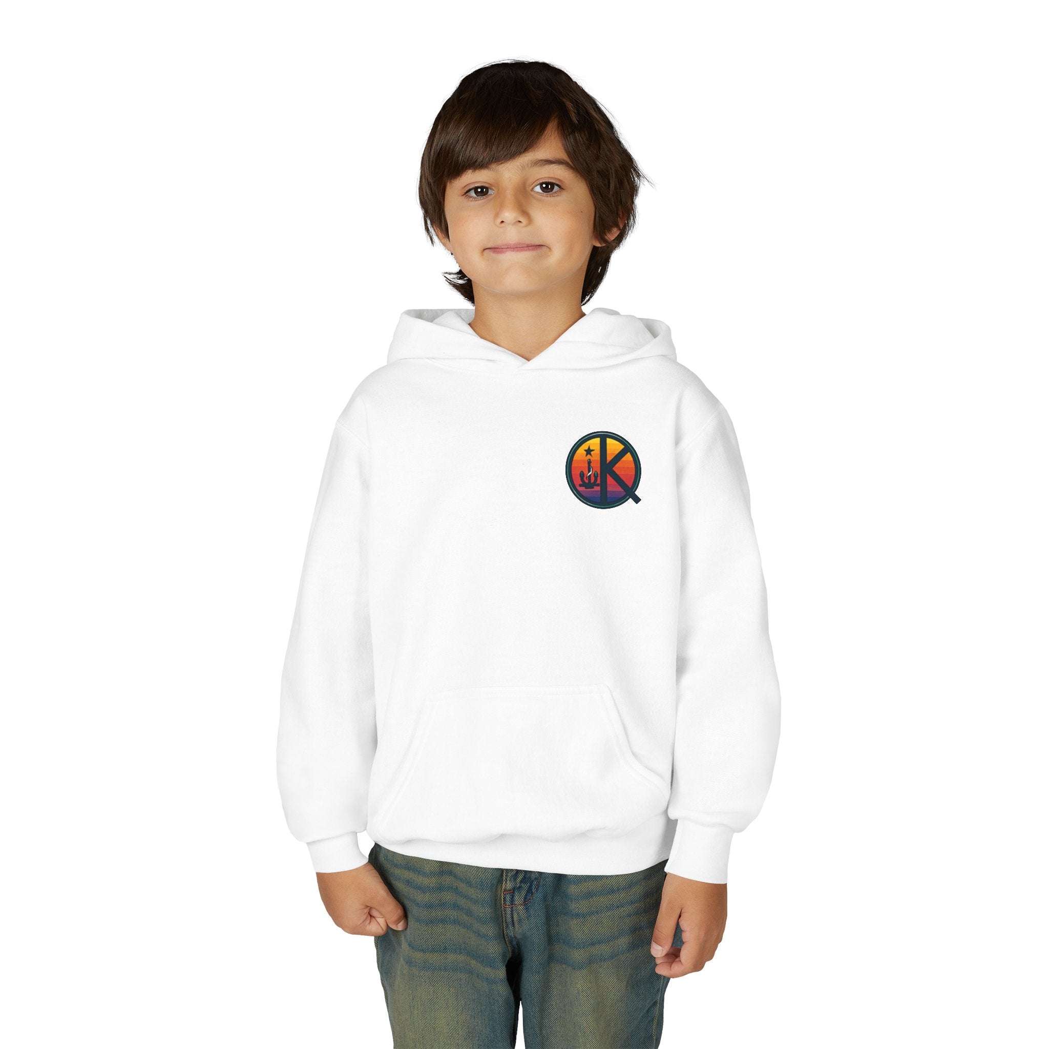 Ski Heavenly Hill Youth Softstyle Hoodie- QK Logo