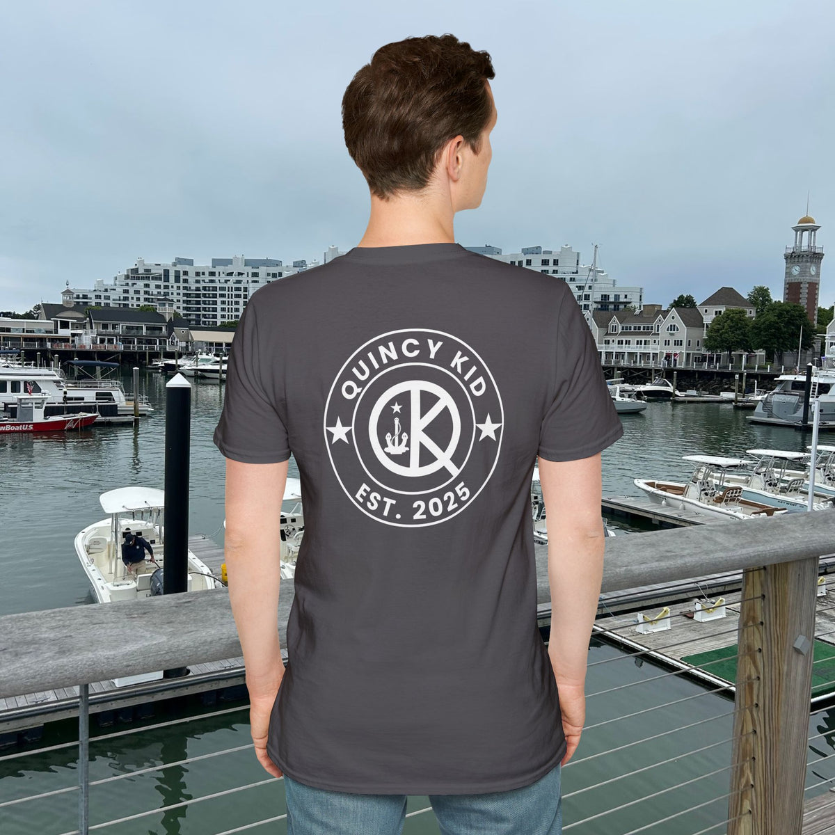 Quincy Kid T-shirt White Emblem