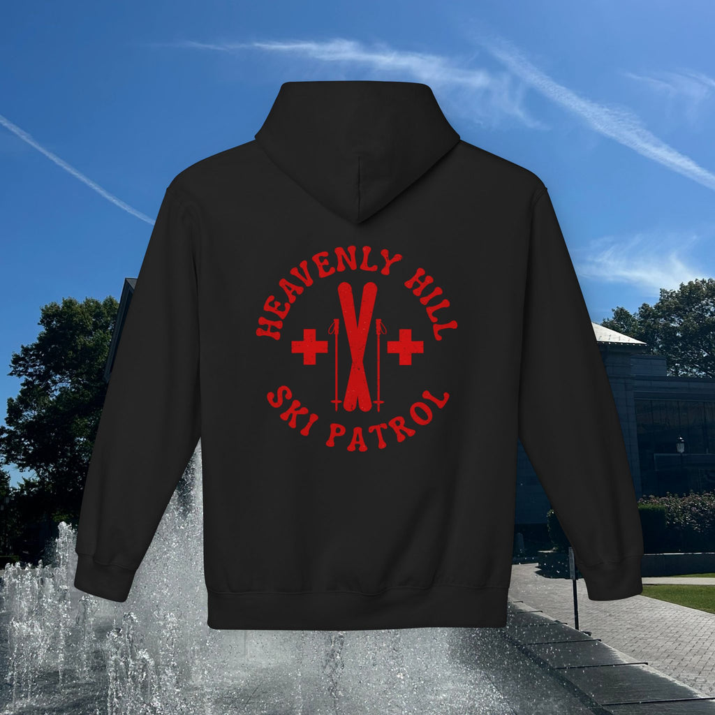 Distressed Heavenly Hill Ski Patrol Softstyle Hoodie