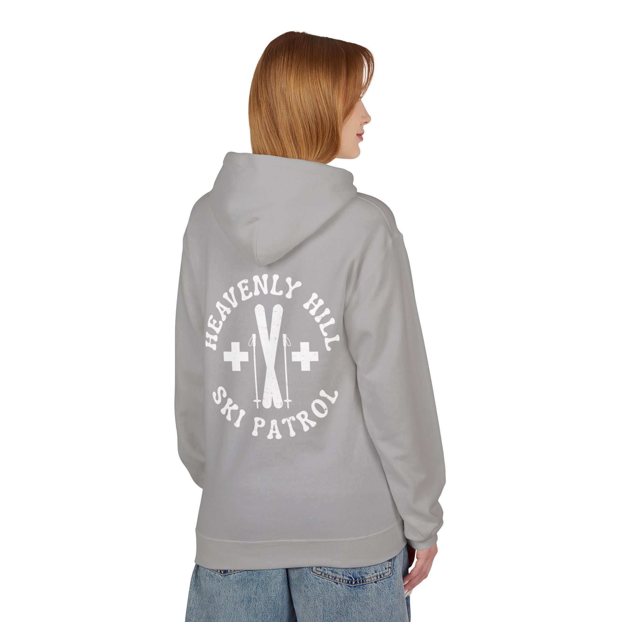 Distressed Heavenly Hill Ski Patrol Softstyle Hoodie