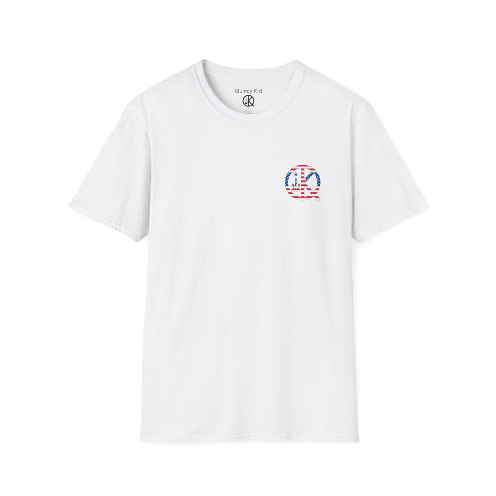 Quincy Kid Flag Logo T-Shirt