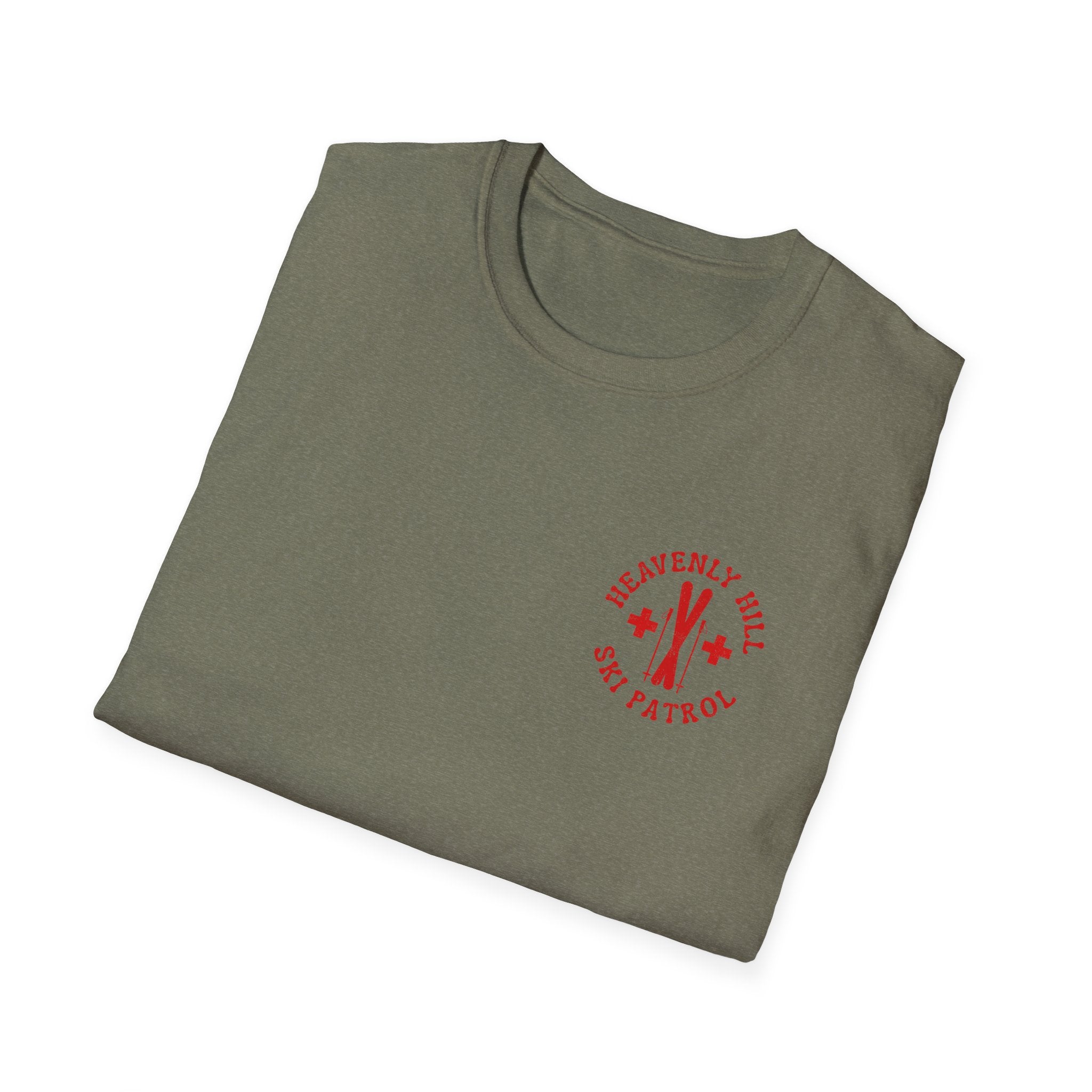 Distressed Heavenly Hill Ski Patrol T-shirt