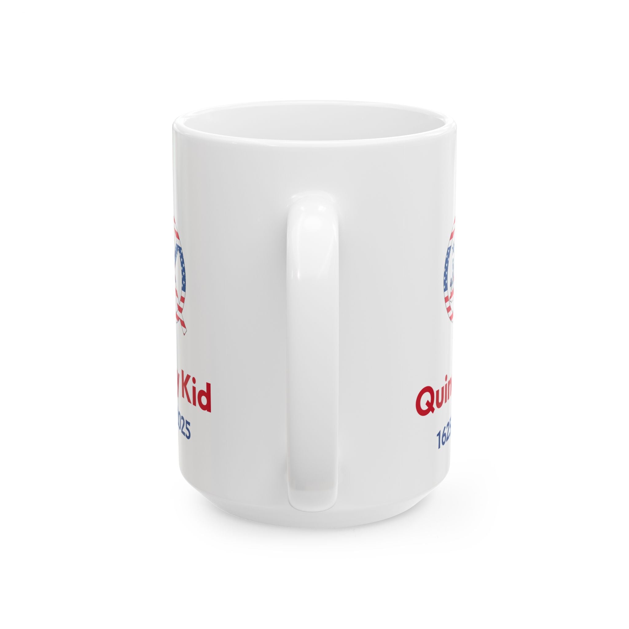 Quincy Kid Red, White and Blue Mug