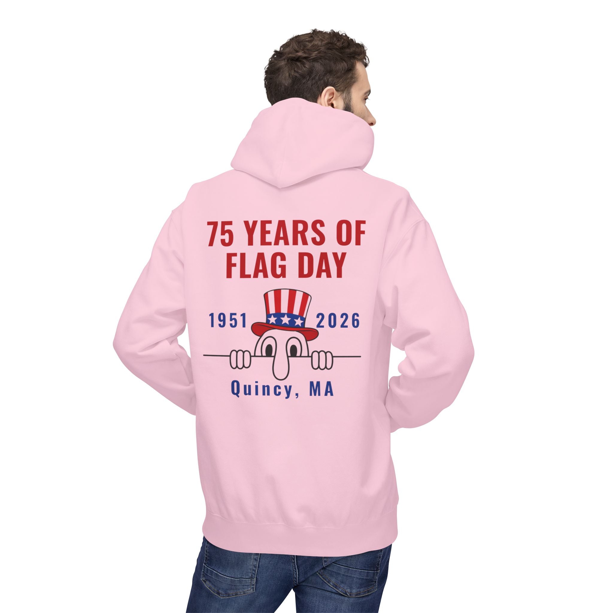 Kilroy Was Here Flag Day 75th Anniversary Hoodie