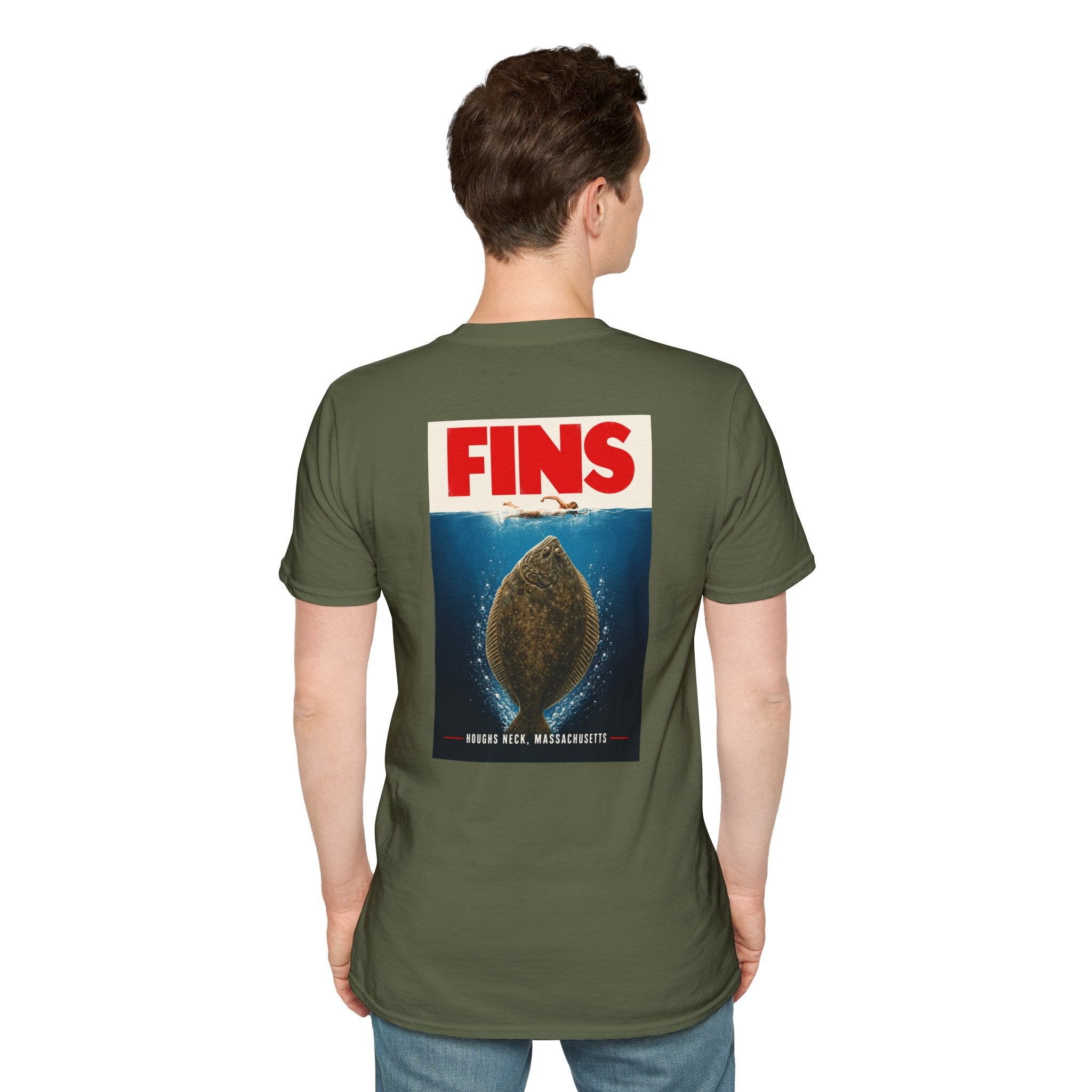 Houghs Neck Flounder Jaws T-Shirt