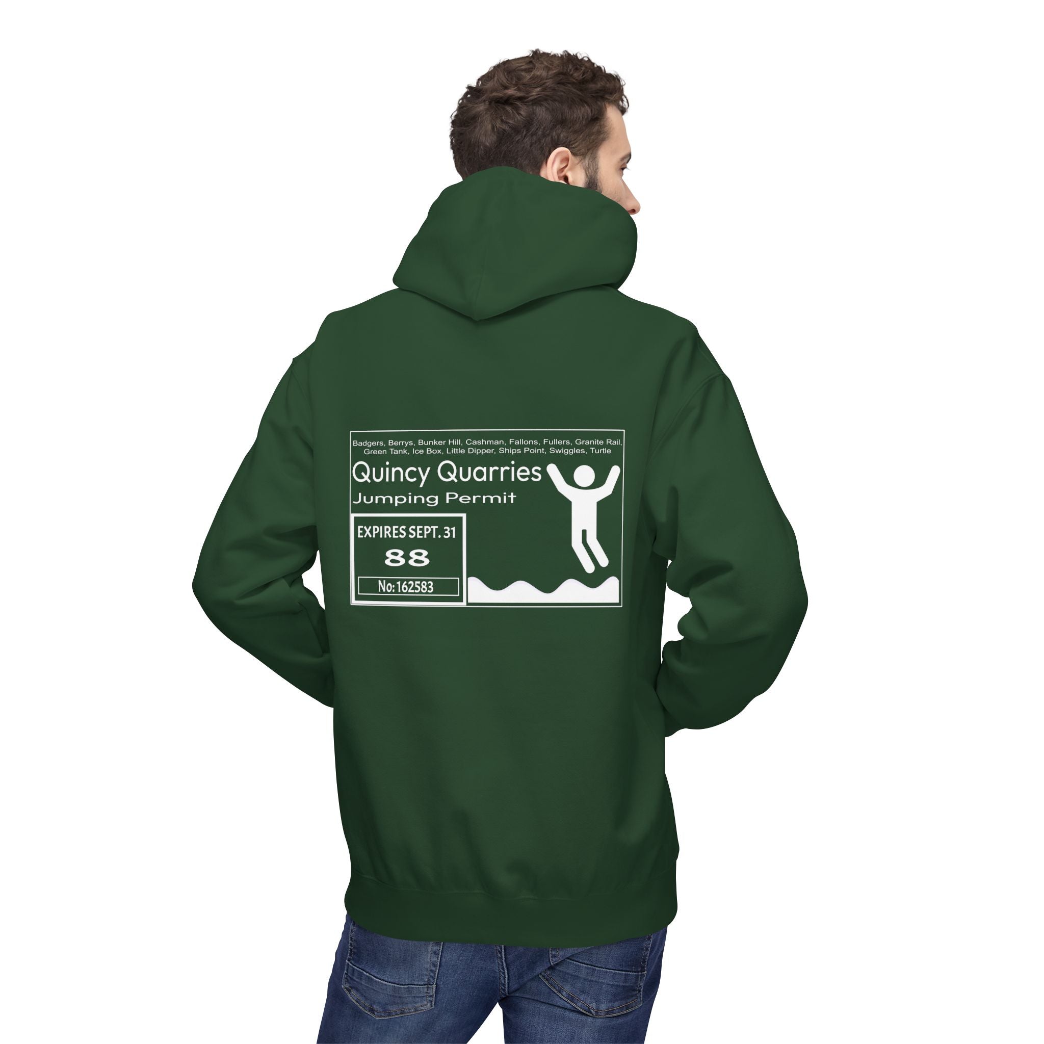Quincy Quarries Permit Softstyle Hoodie