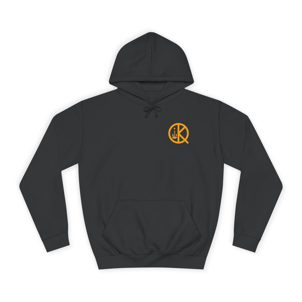 Quincy Kid- Black and Gold Emblem Hoodie