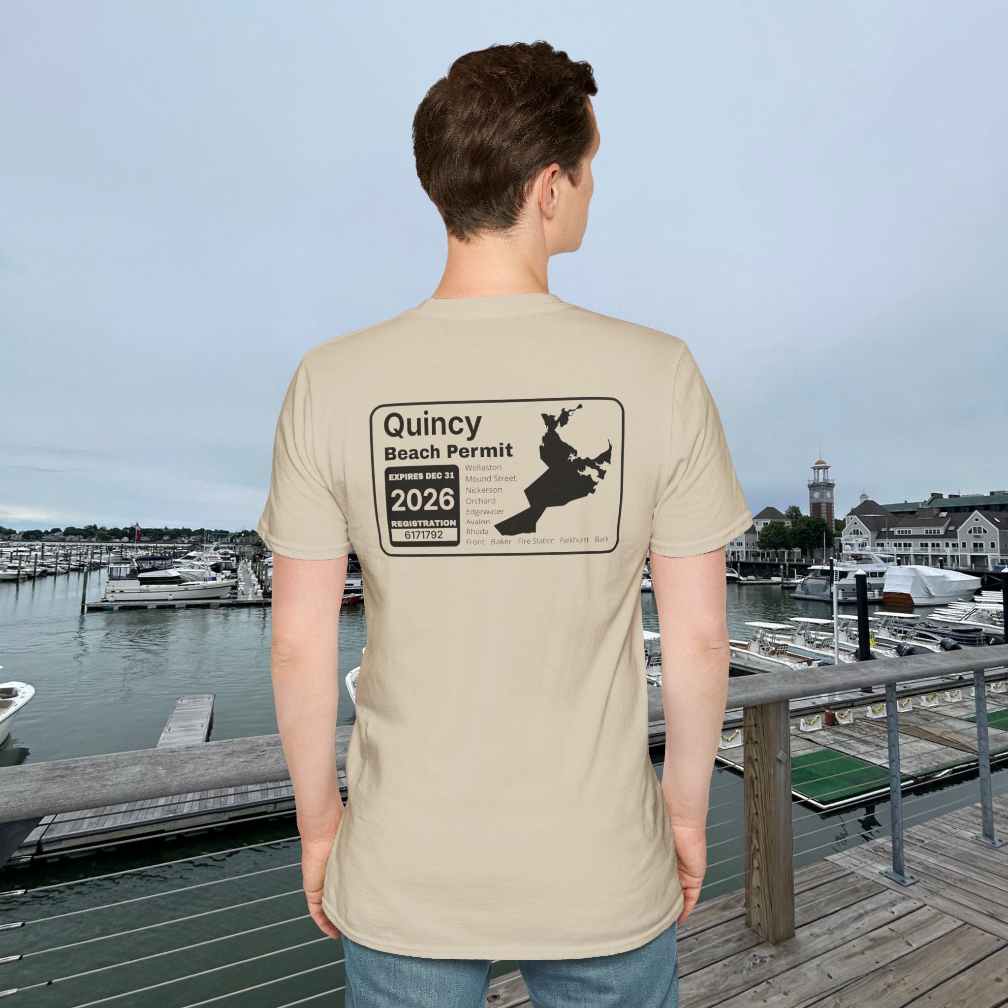 Quincy Beach Permit T-Shirt - Unisex