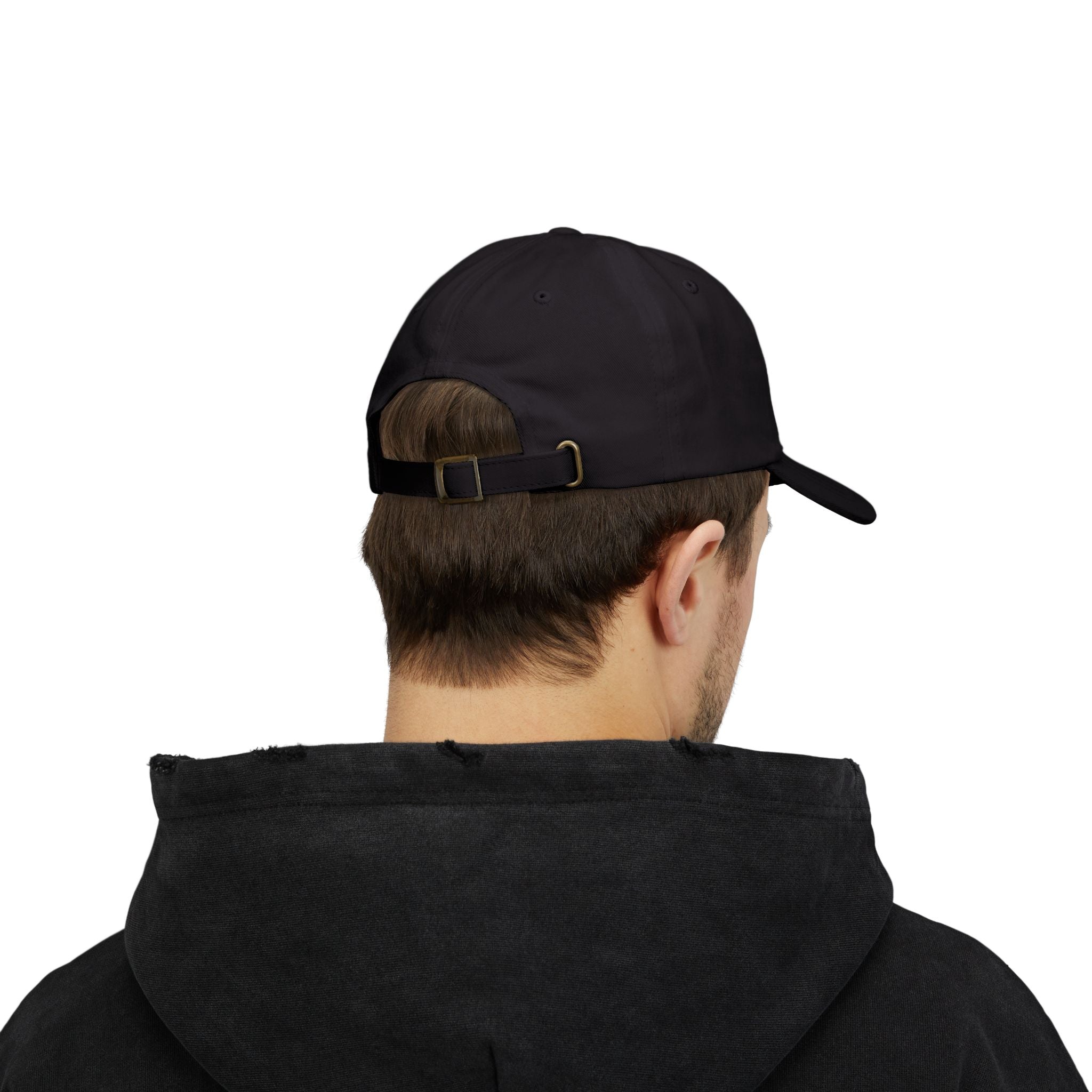 Quincy QK Classic Dad Cap — White Logo Baseball Hat