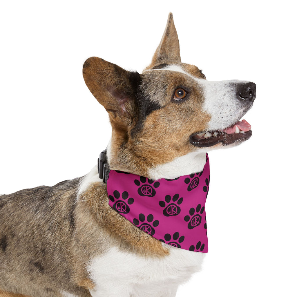 QK Pet Bandana Collar- Pink