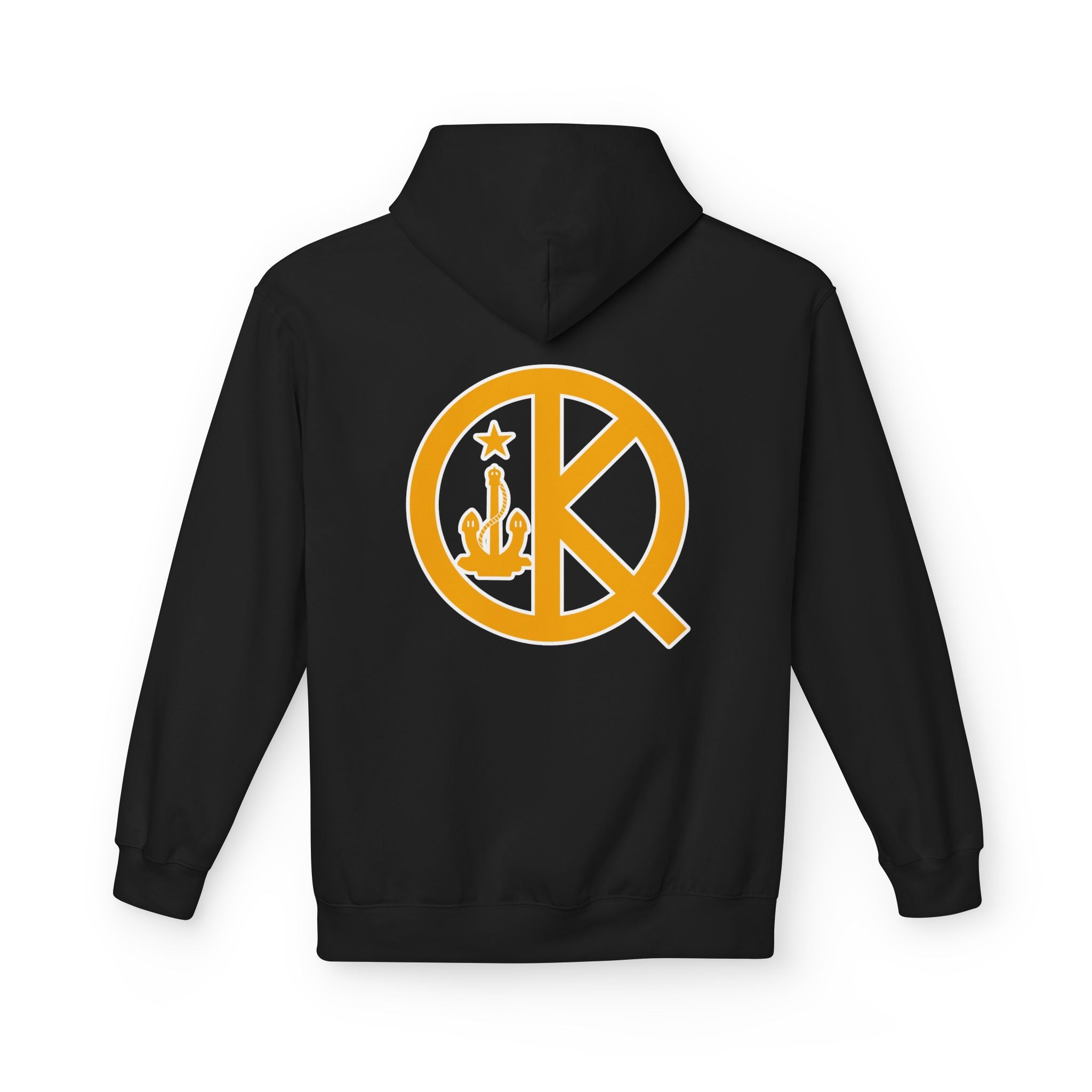 Quincy Kid- Black and Gold Softstyle Hoodie