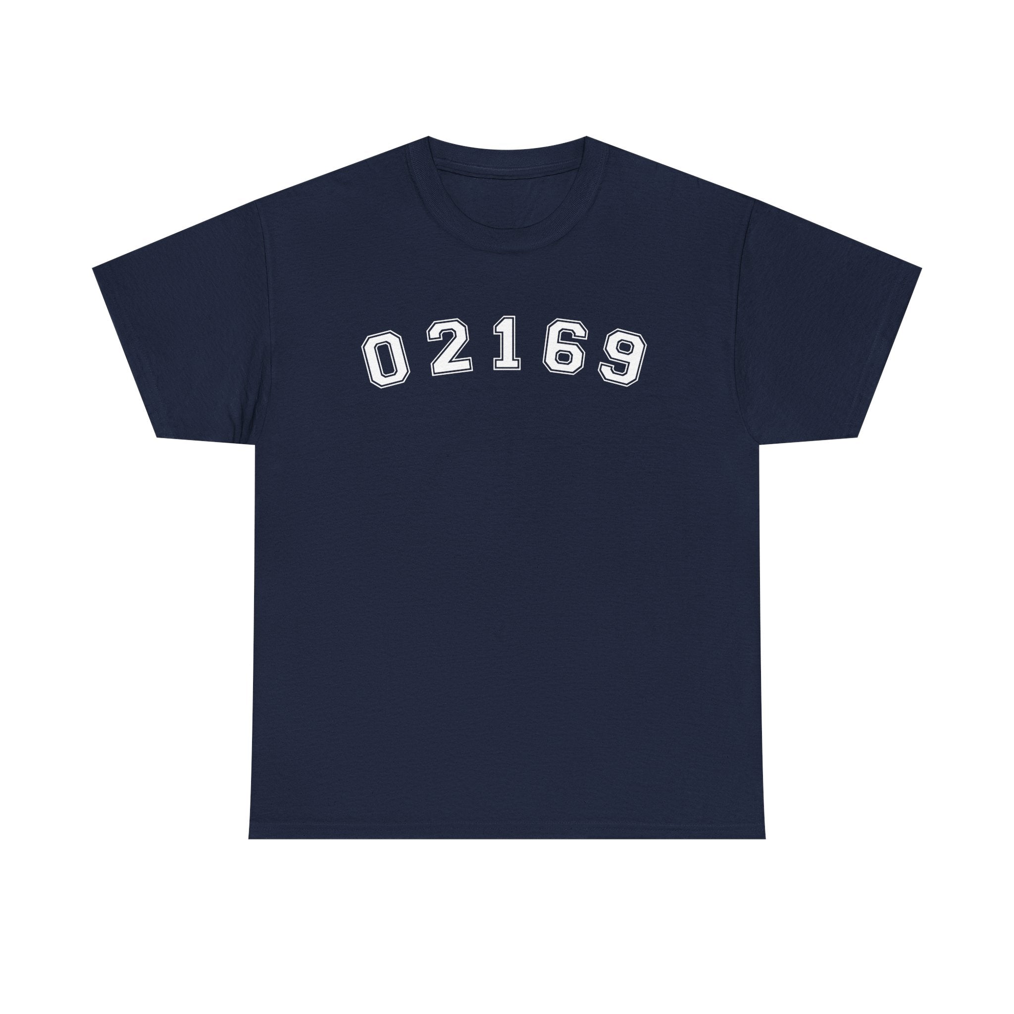 02169- Quincy Zip Code T-shirt White Text