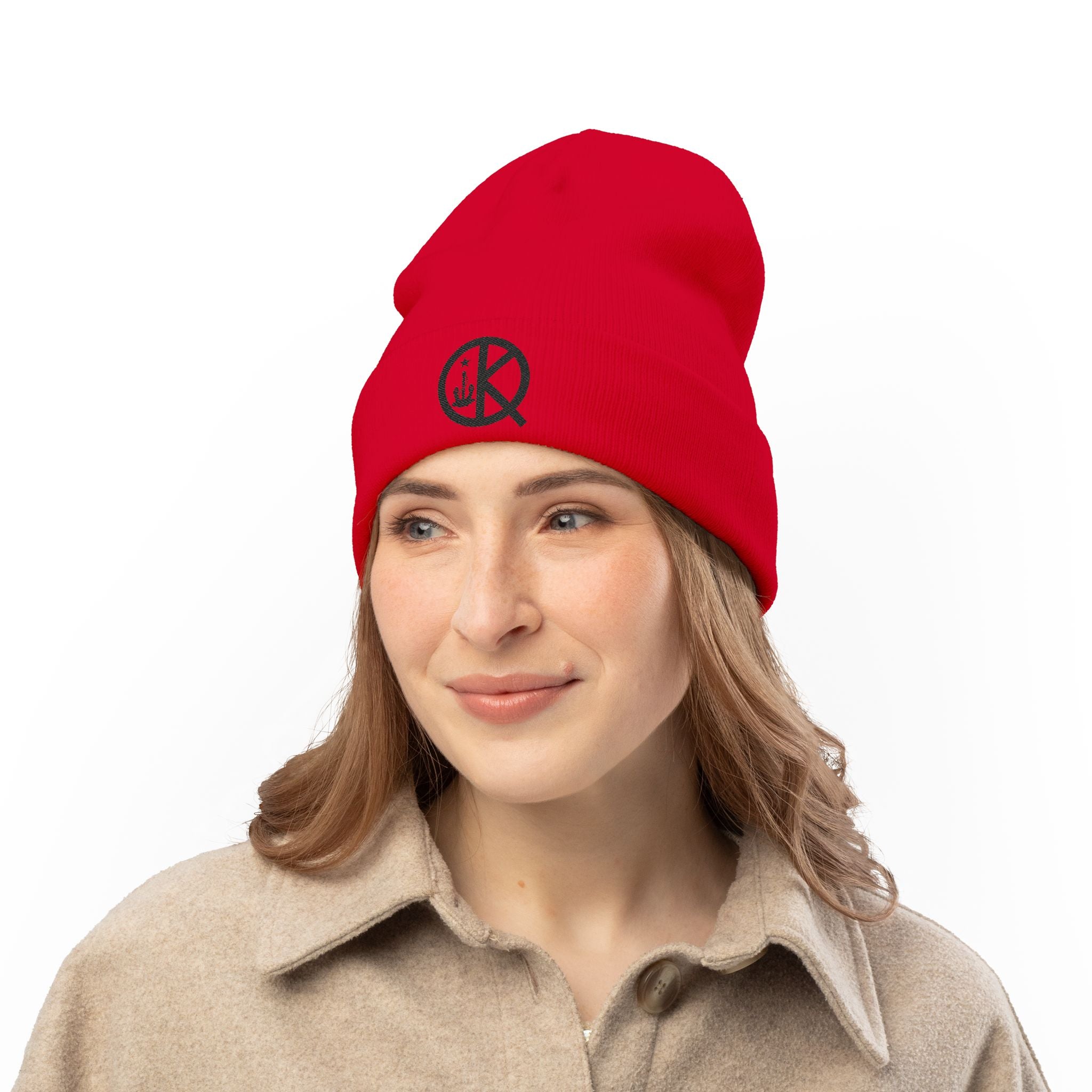 Knit Beanie (Embroidery)