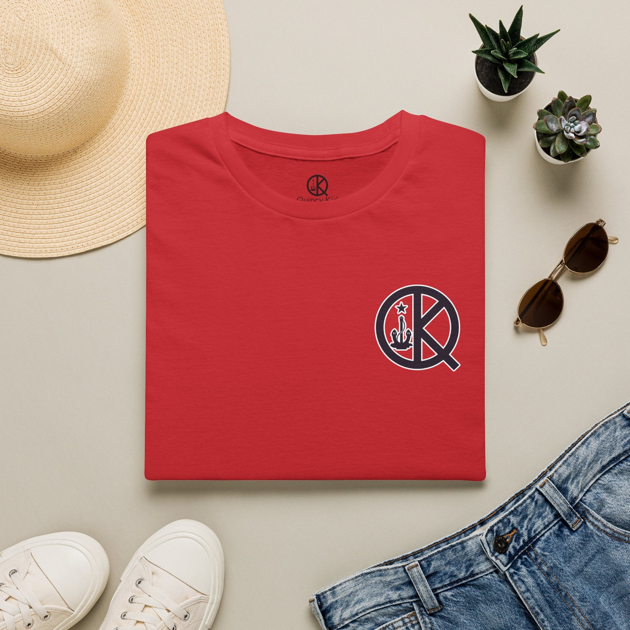Quincy Outline Map T-Shirt