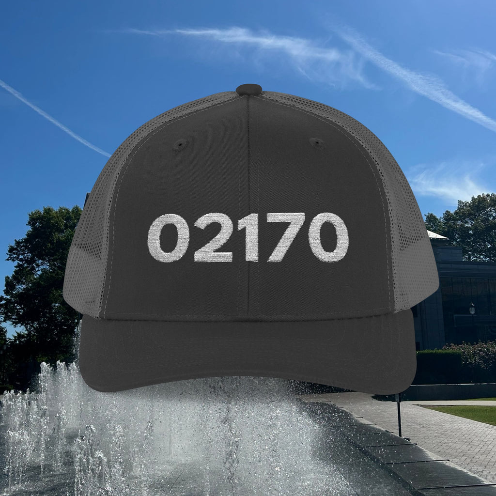 02170 Zip Code Trucker Cap