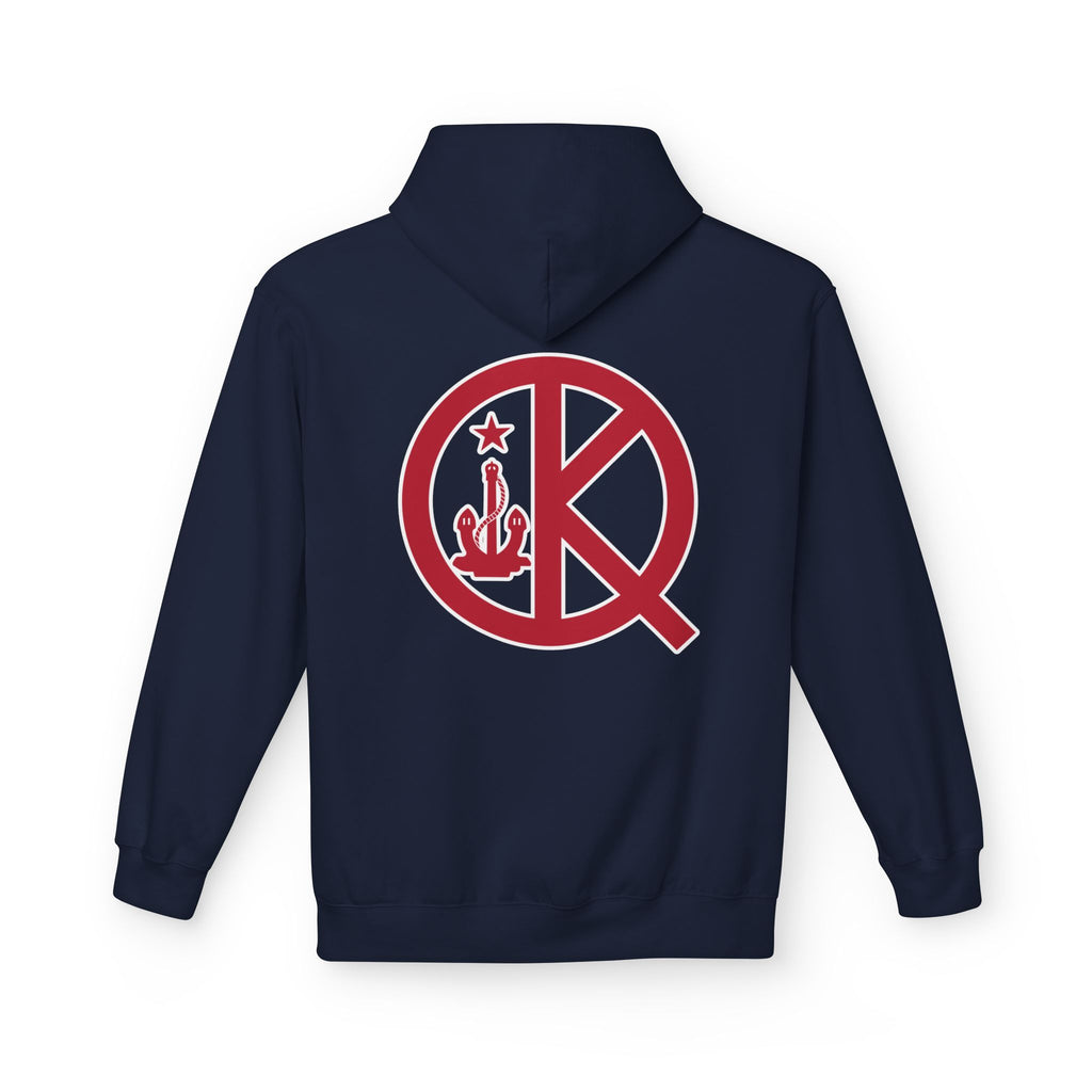 Quincy Kid- Red and Blue Softstyle Hoodie