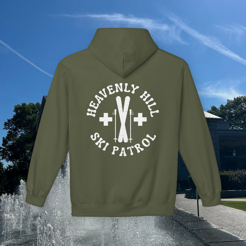 Distressed Heavenly Hill Ski Patrol Softstyle Hoodie
