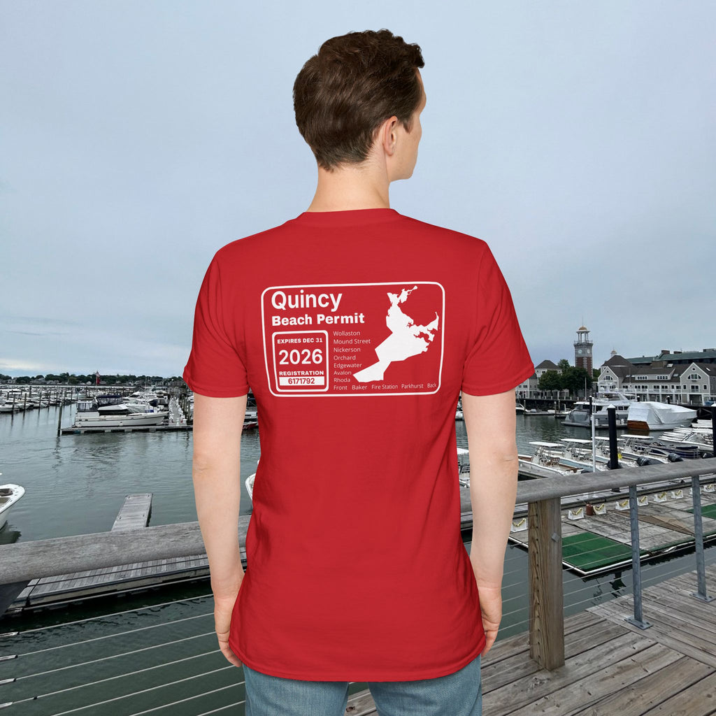 Quincy Beach Permit T-Shirt - Unisex