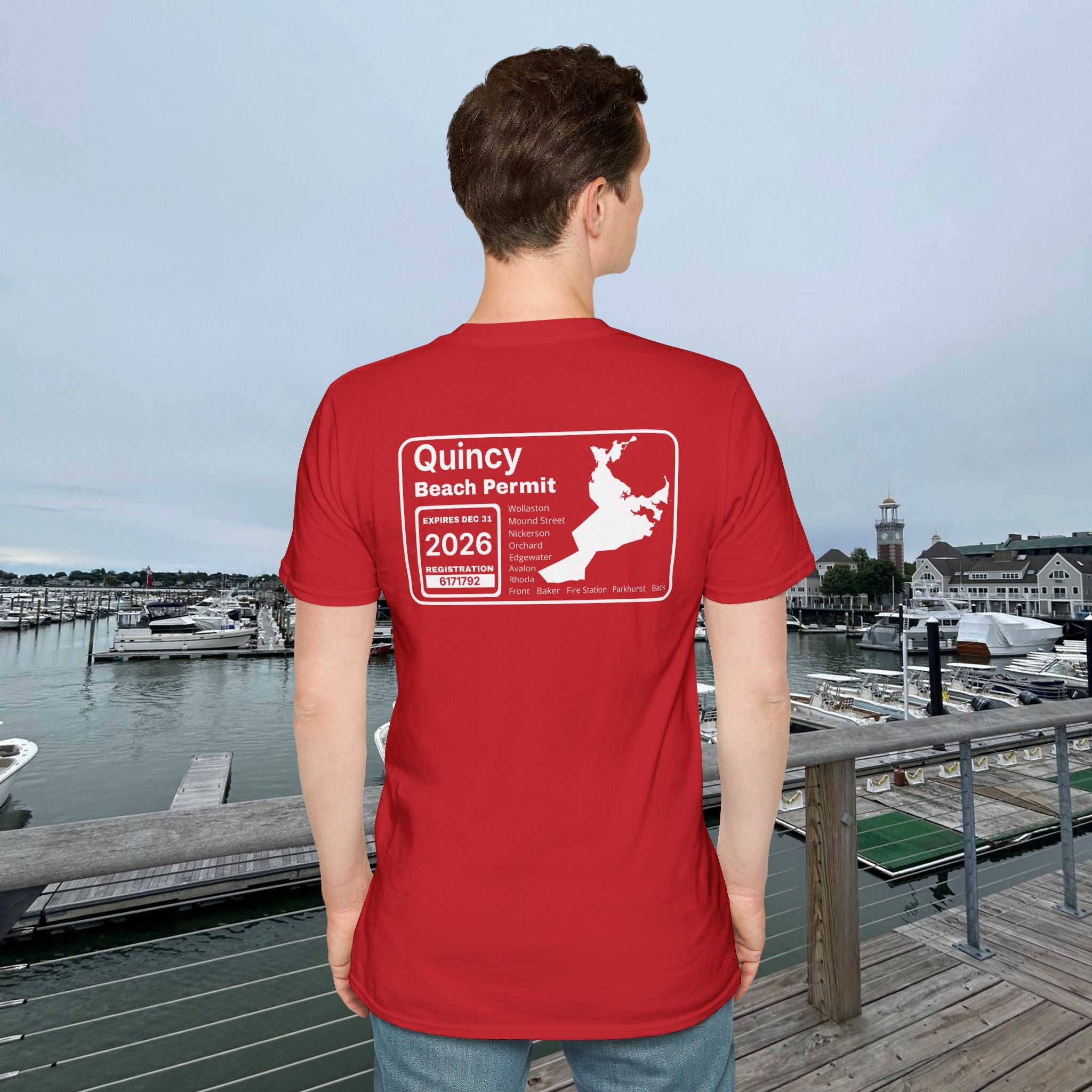 Quincy Beach Permit T-Shirt - Unisex
